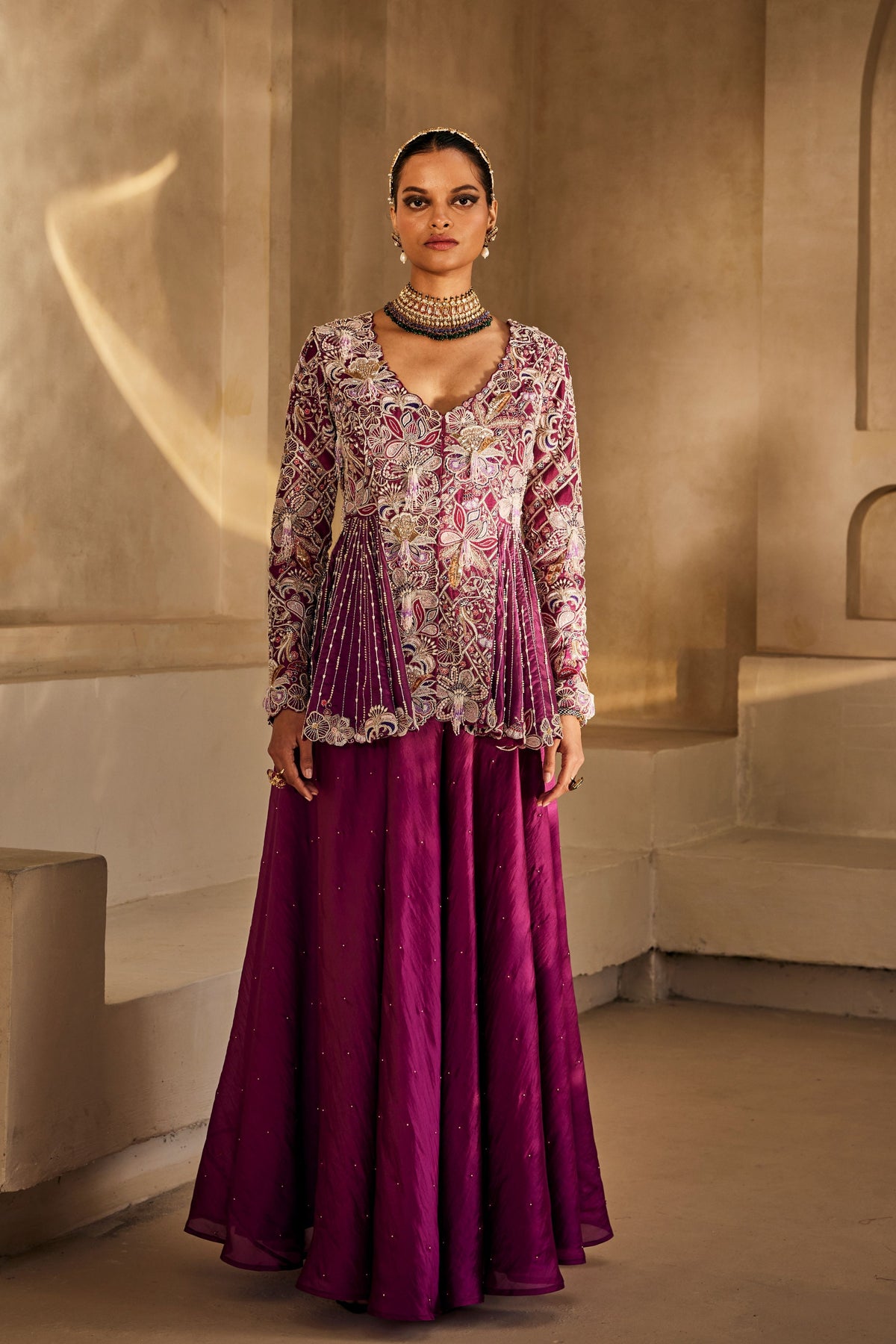 Mahira Peplum Set