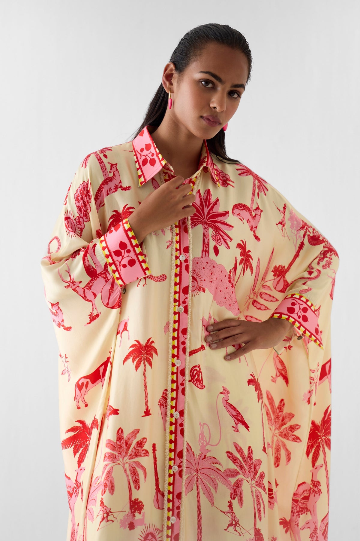 Sawai Front Button Kimono Co-ord Set