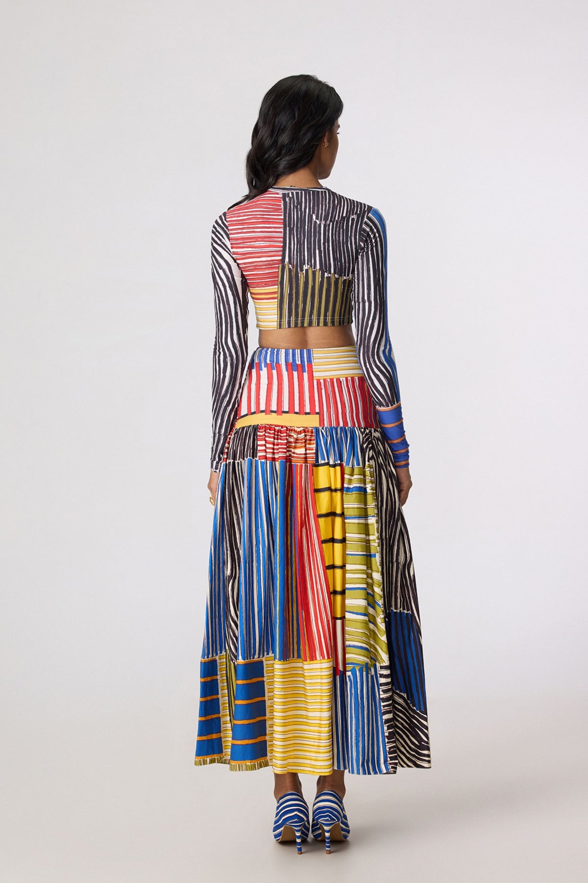 Zavi Blouse & Jasper Skirt Set