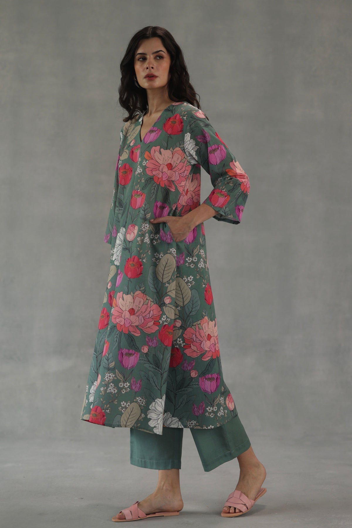 Roseate Kurta Set