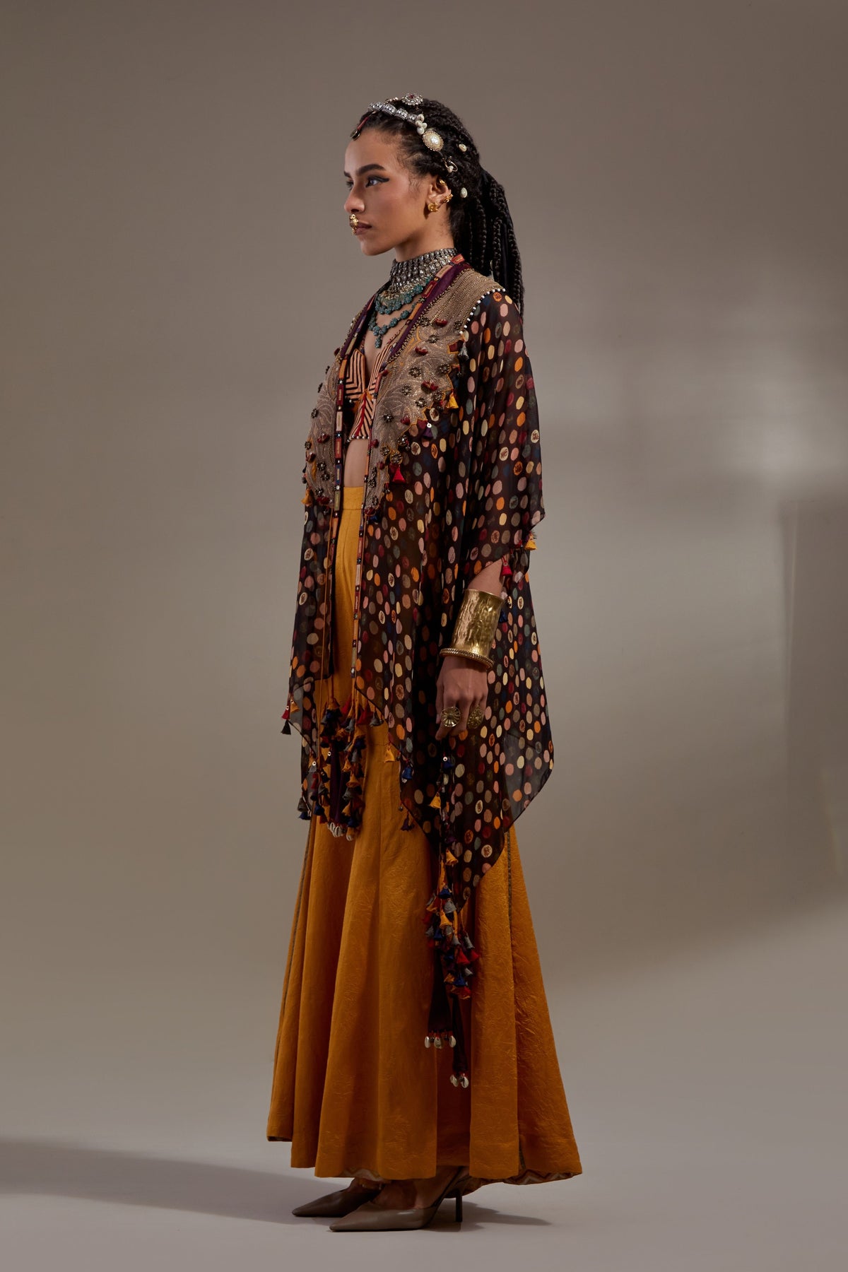 Yellow Topaz Veni Jacket Set