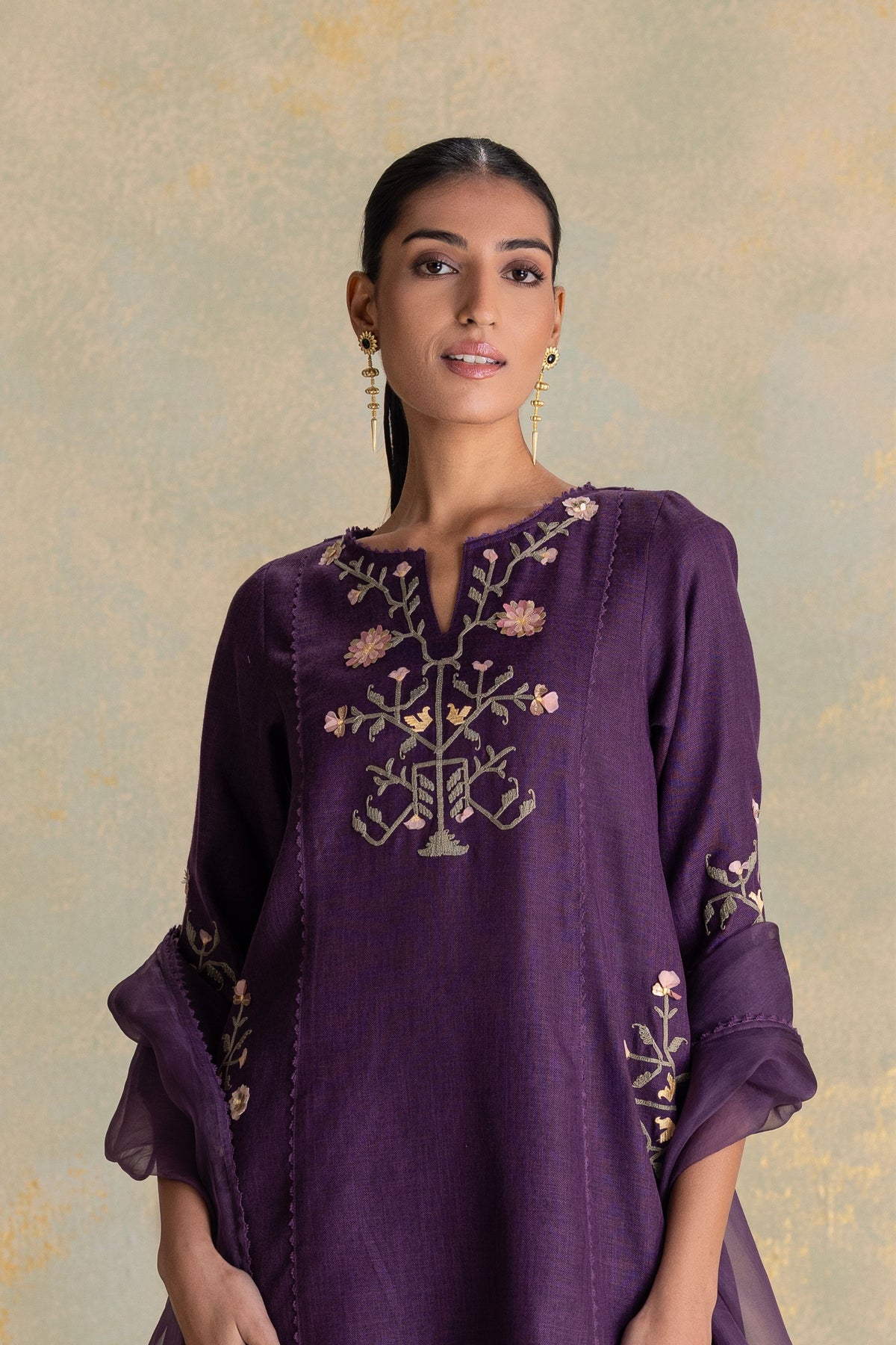 Candlelit Fly Kurta Pant Set