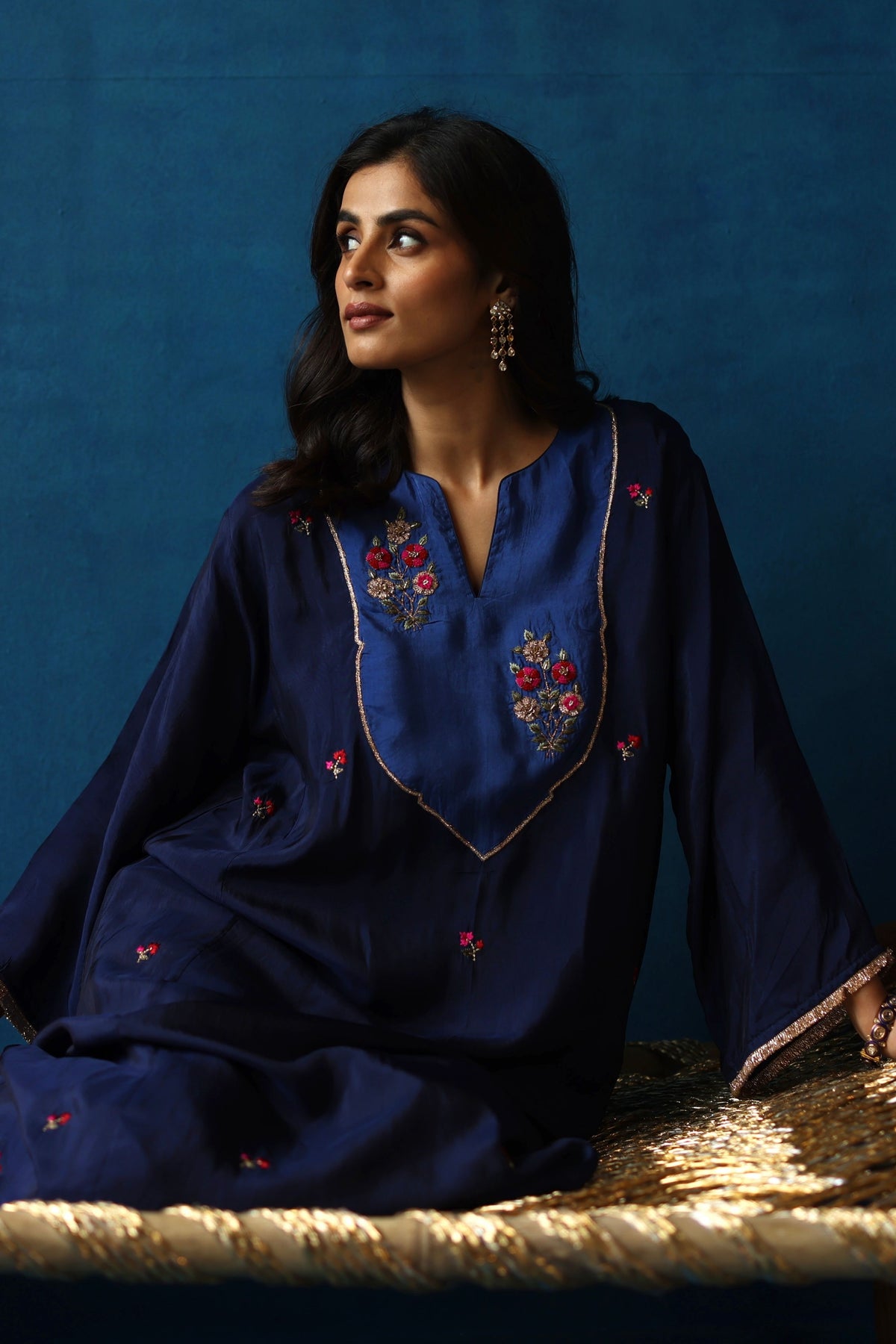 Navy Blue Imly Phiran Set