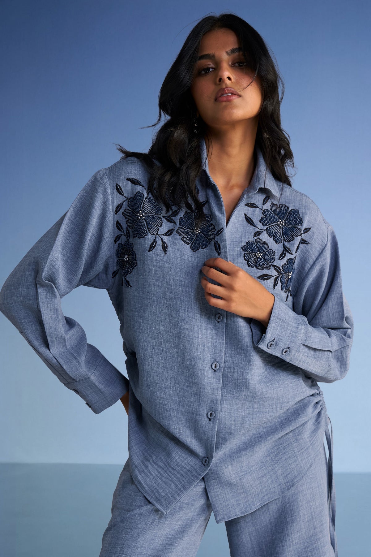 Dusty Blue Shirt