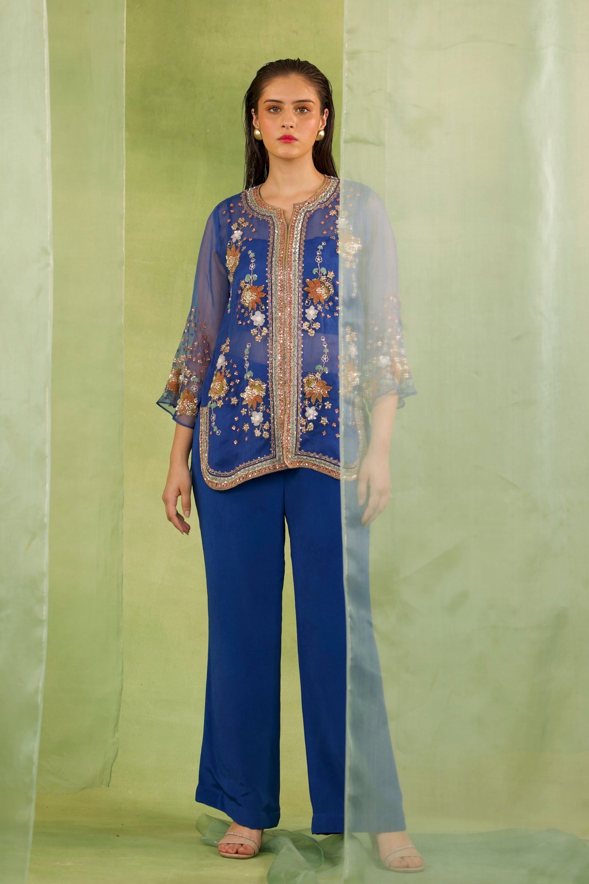 Blue Tunic Set