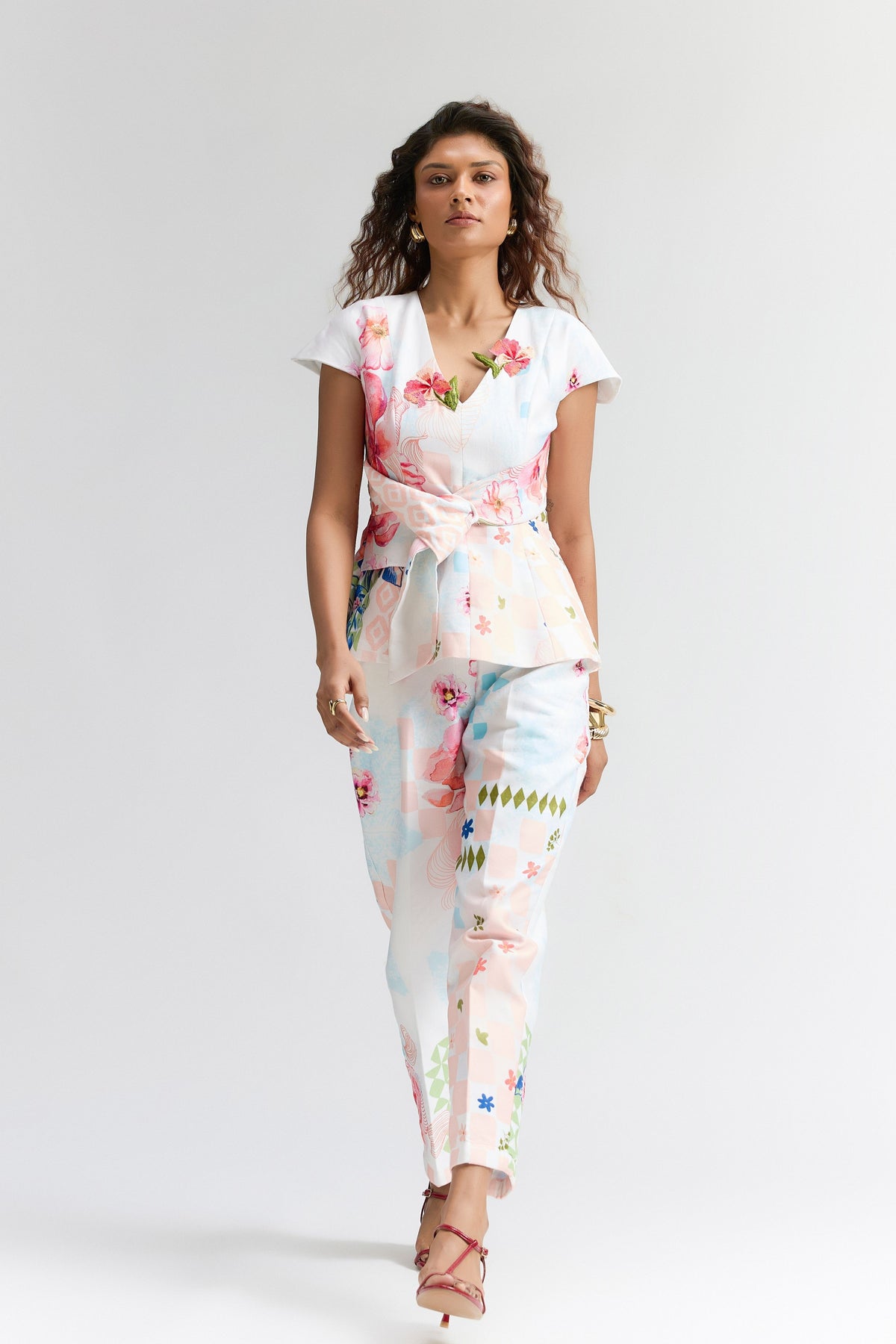 Multi Colour Printed Co-ord Set
