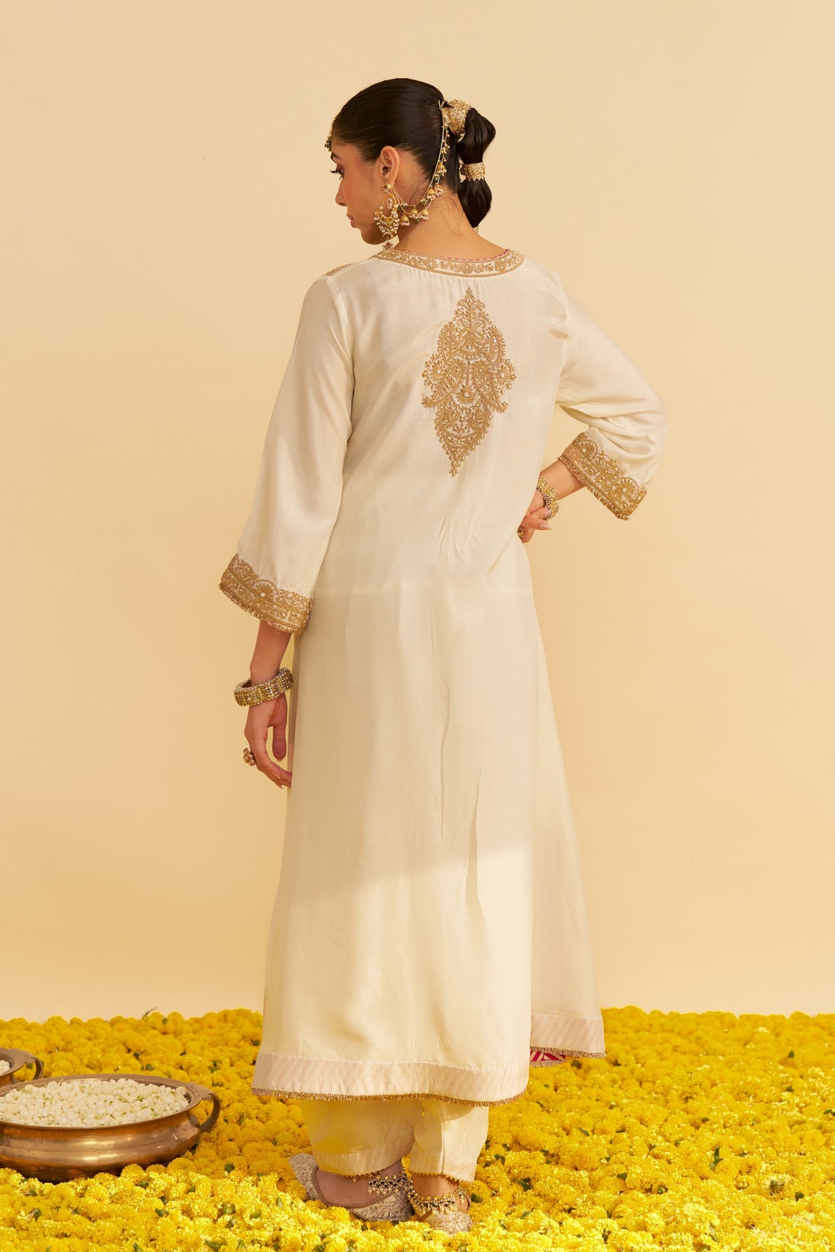 Hiba Ivory Salwar Set