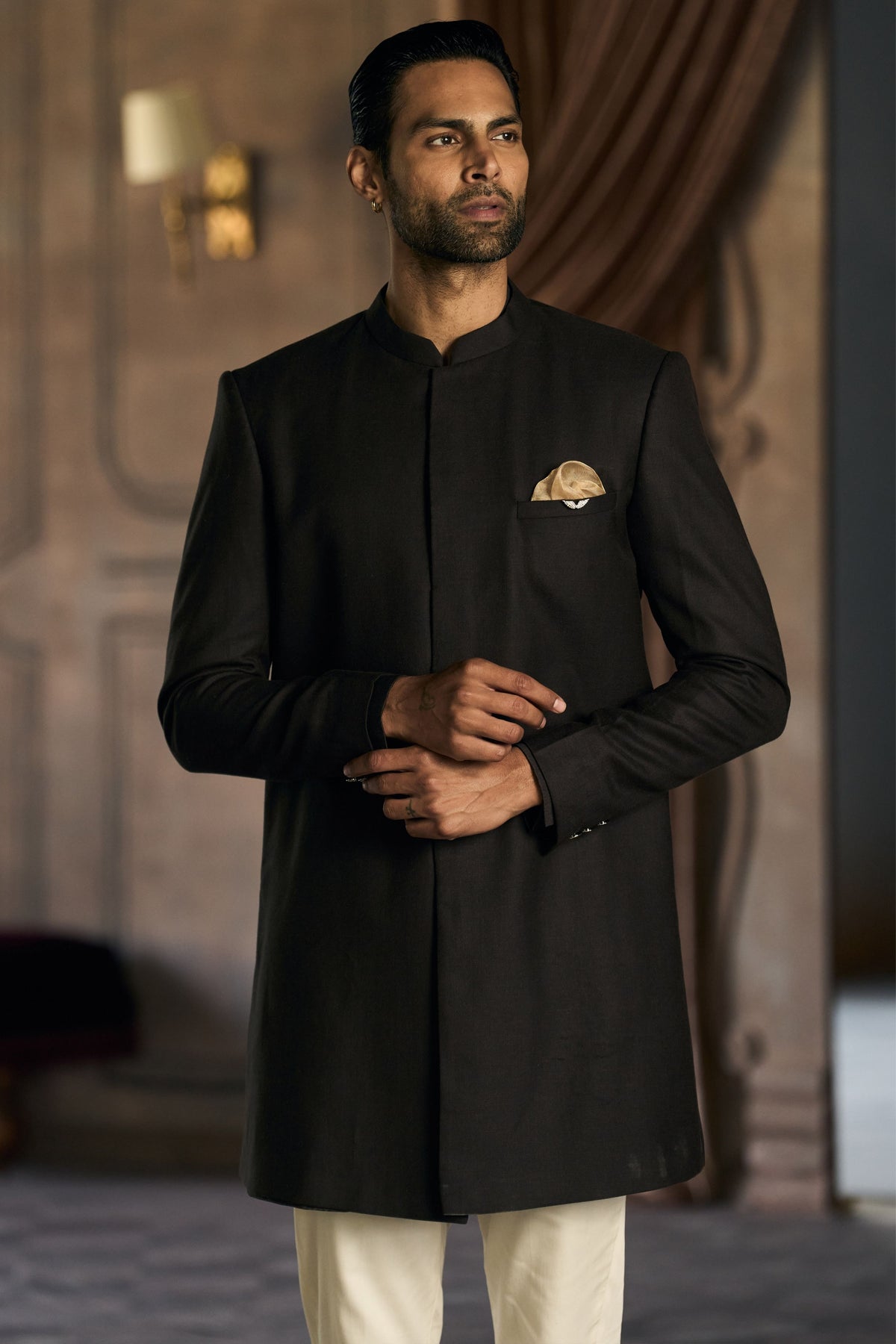 Classic Matsya Achkan Set