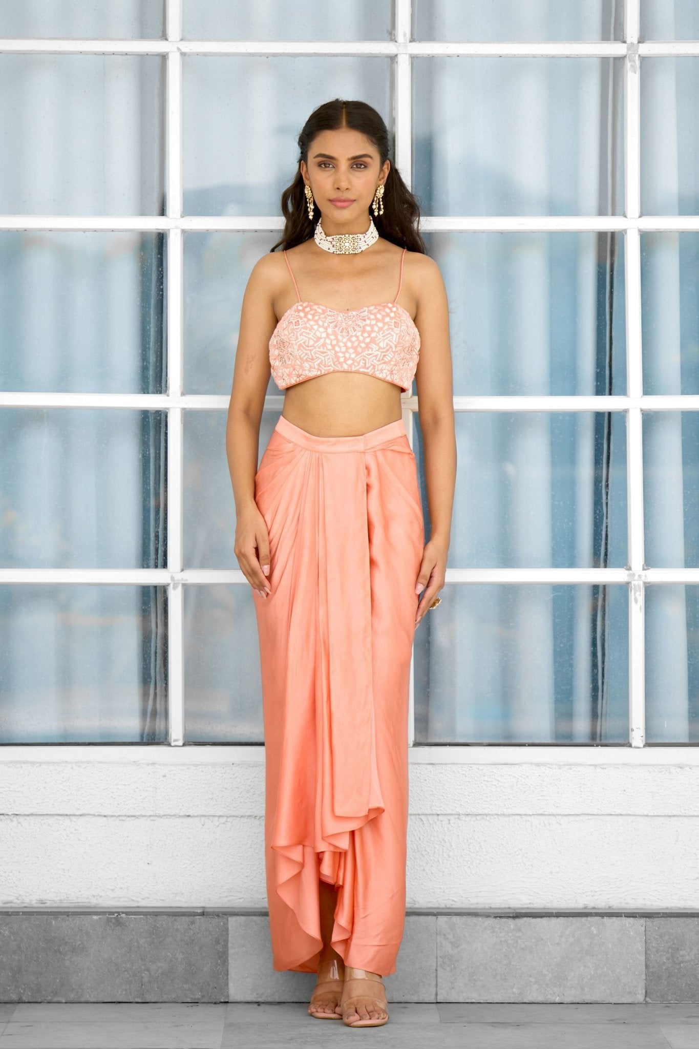 Petal Dust Cape Set - Shasha Gaba - Elahe