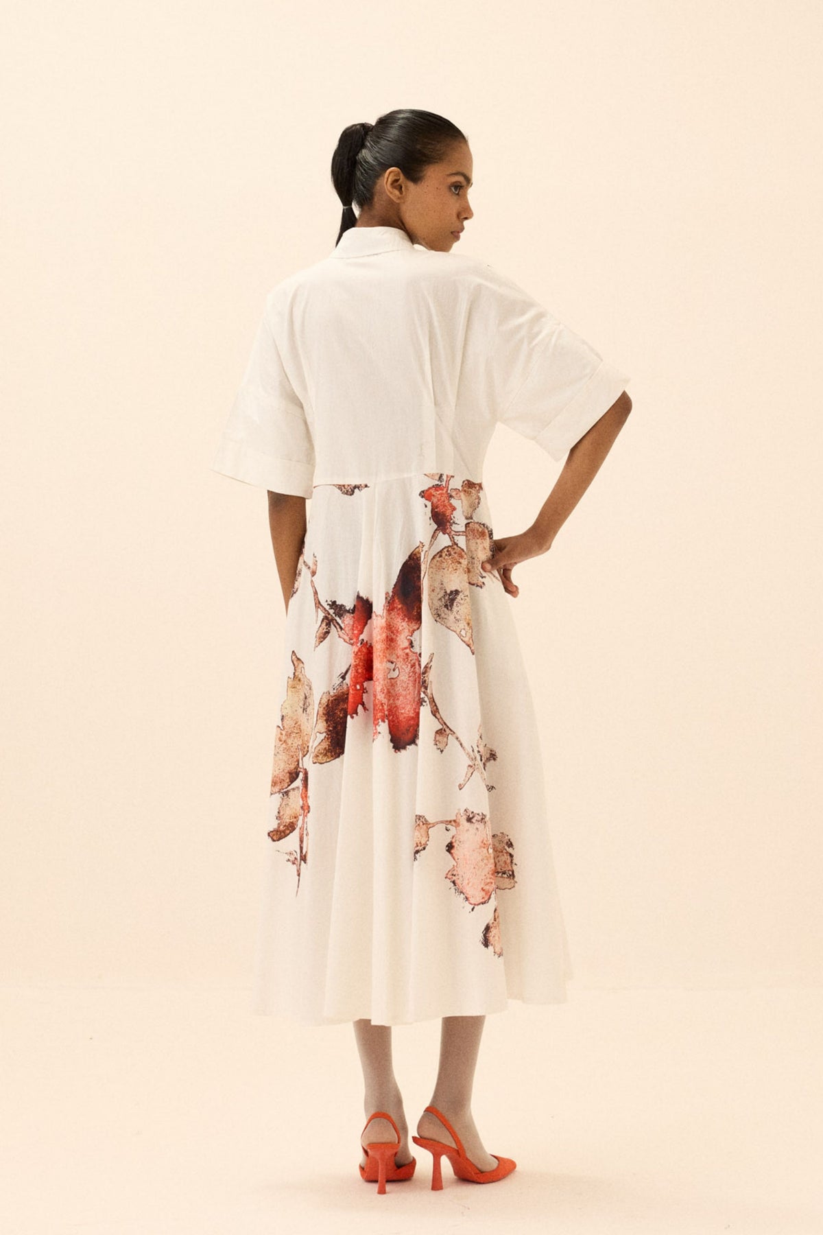 Caucasian Shirt Dress