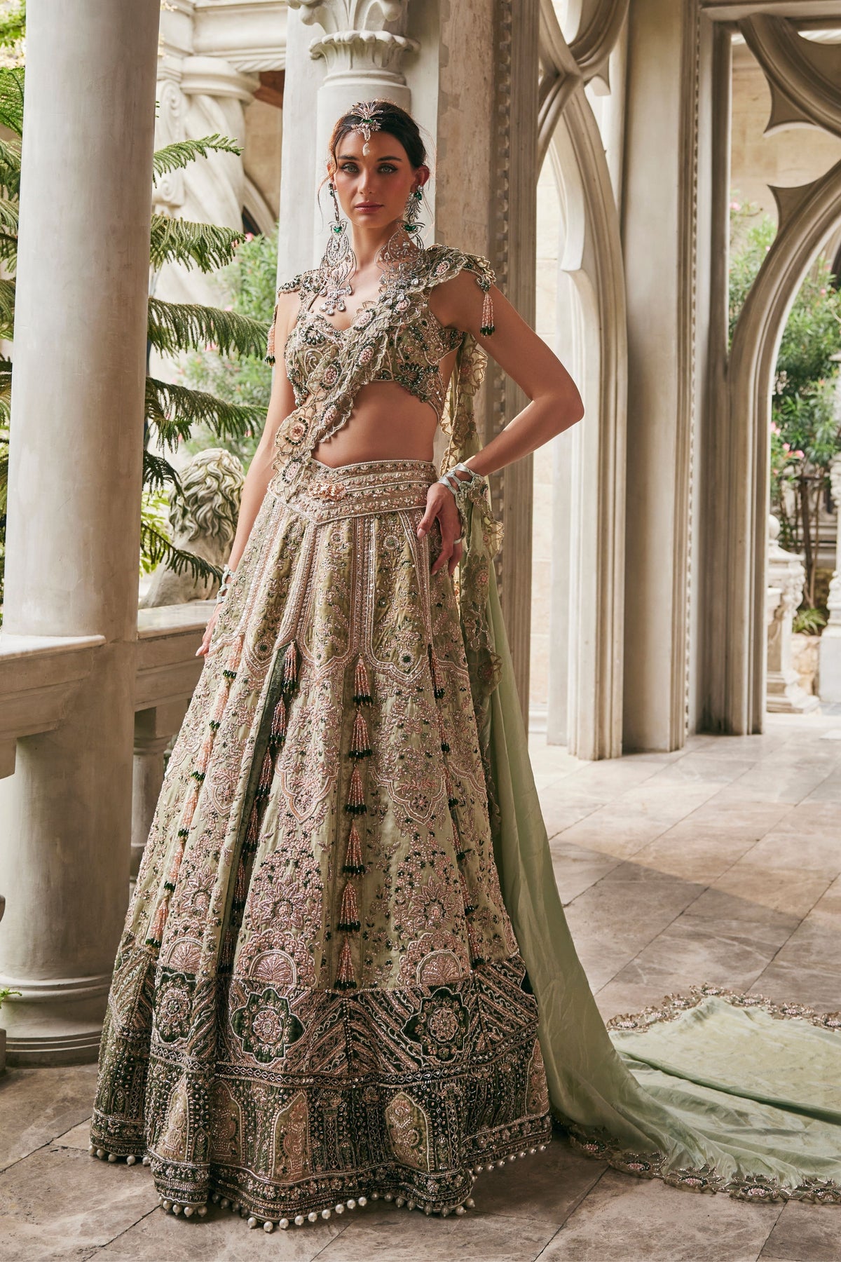 Tassel Élysée Lehenga Set