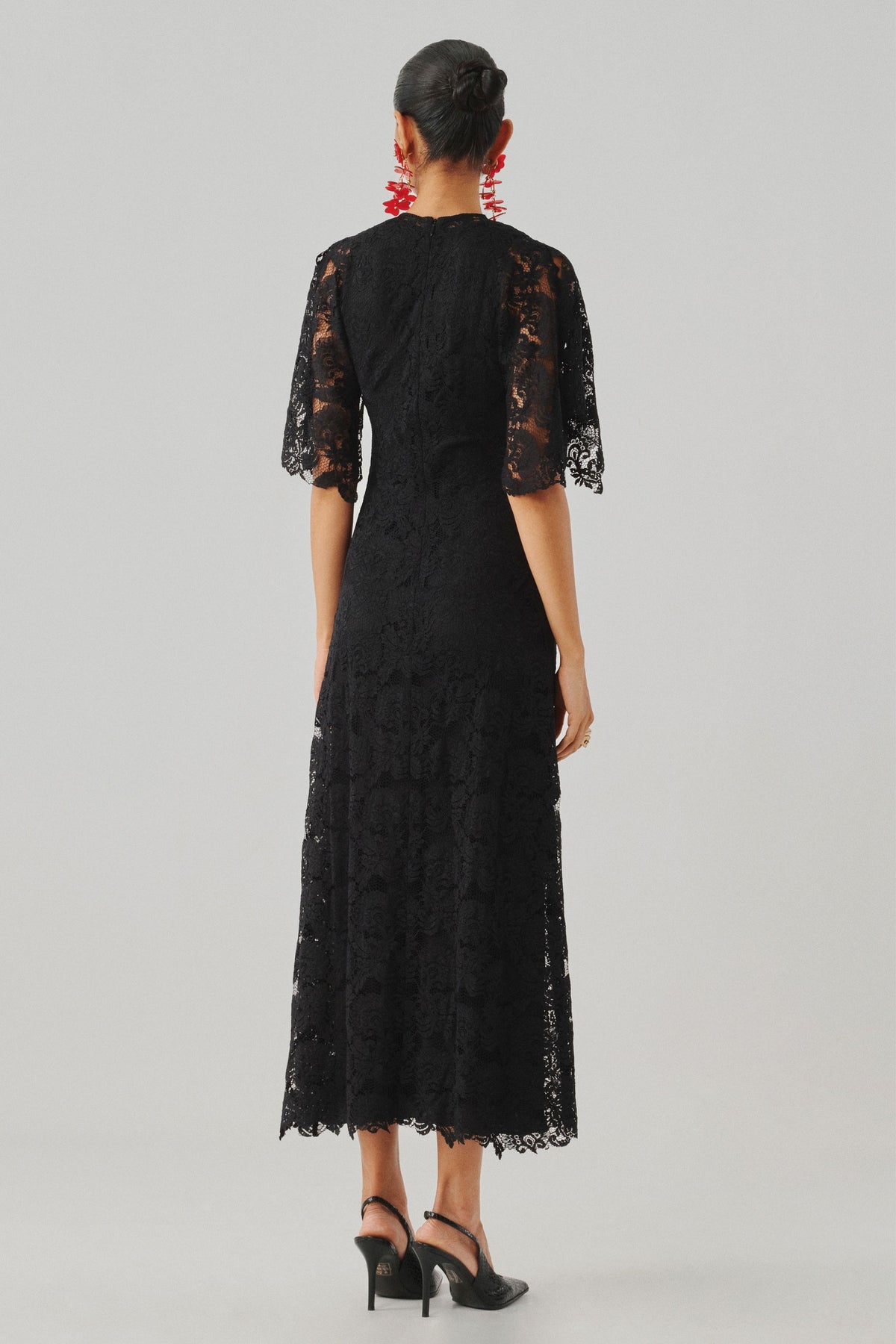 Black Orchid Lace Dress
