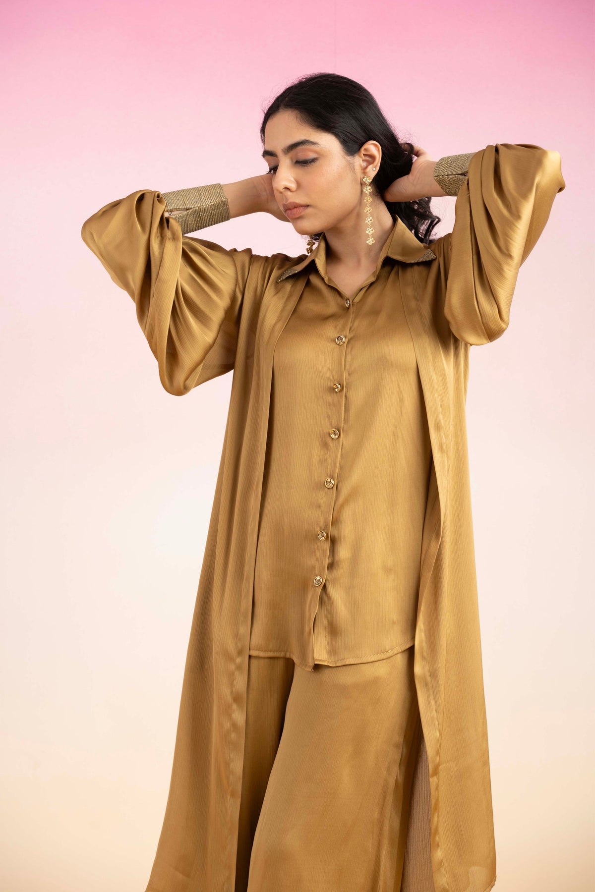 Kajal Gold Co-Ord Set