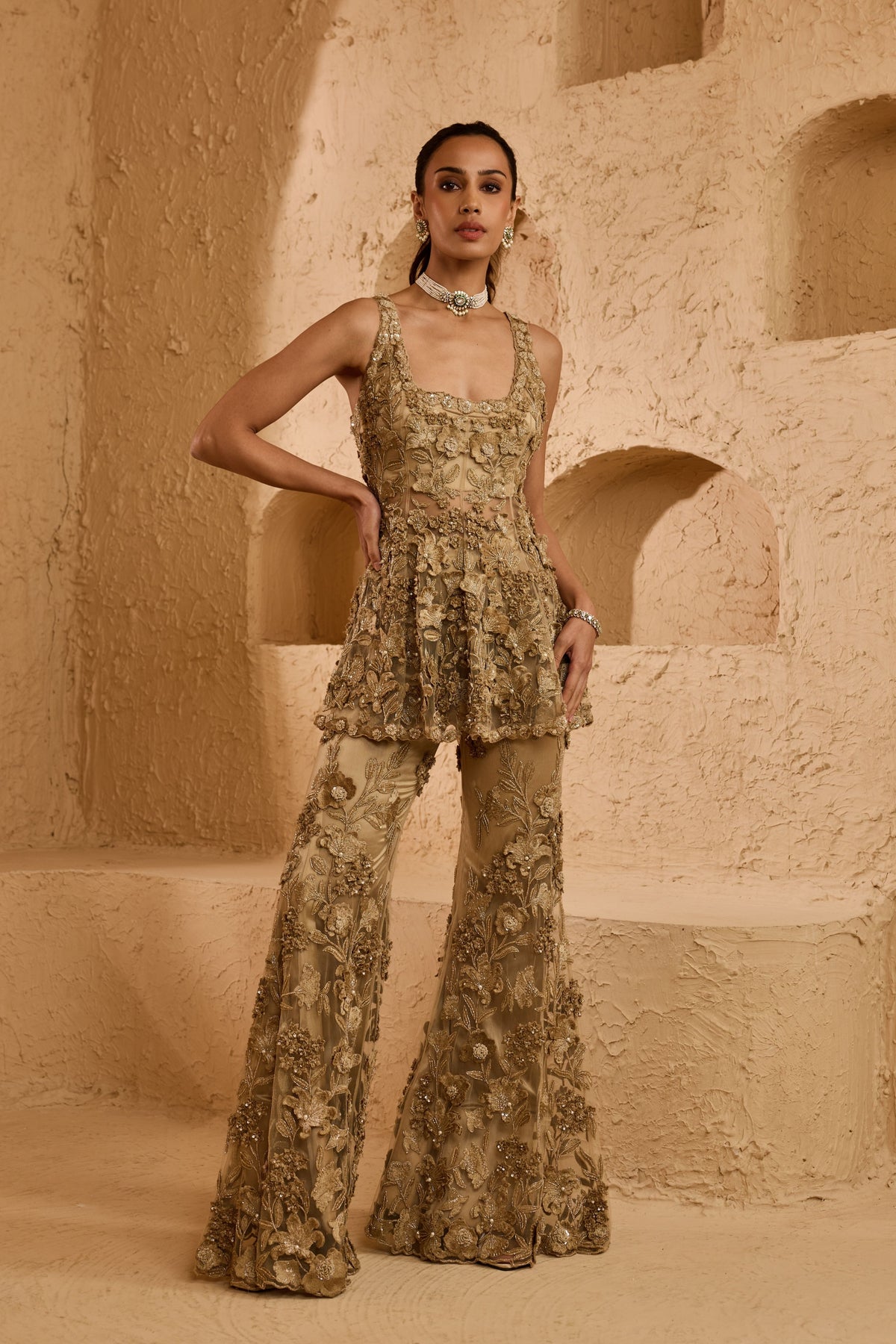 Siora Peplum Set