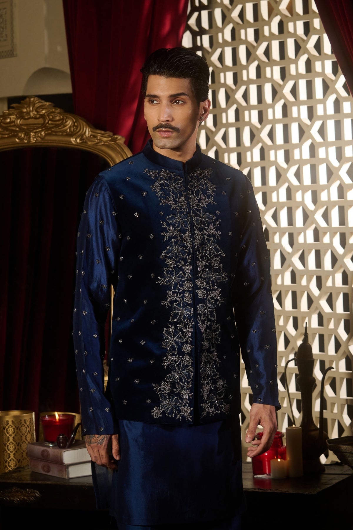 Prism Nehru Jacket Set
