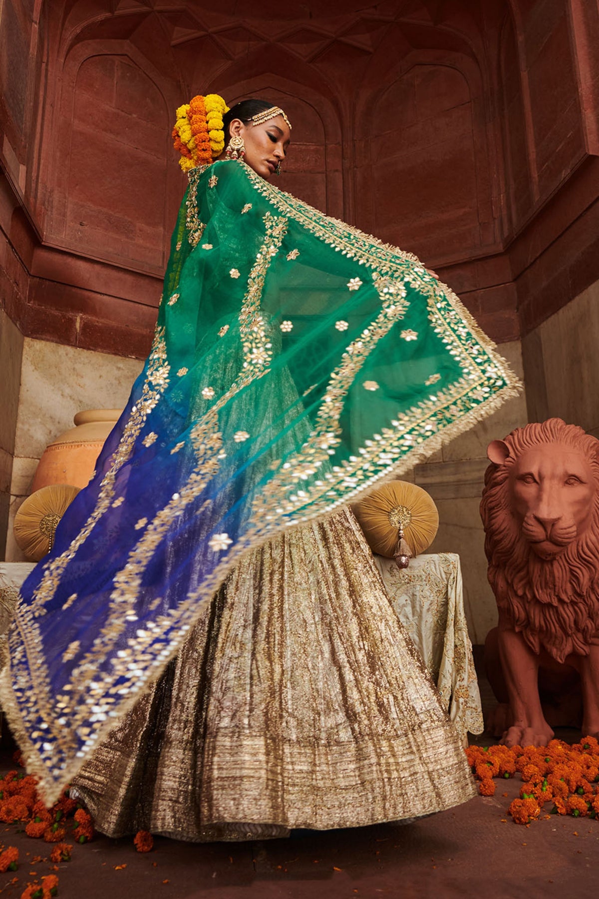 Chaandi Lampi Lehenga Set