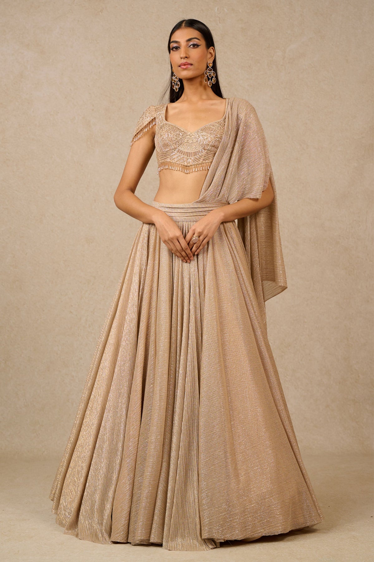 Champagne Lehenga