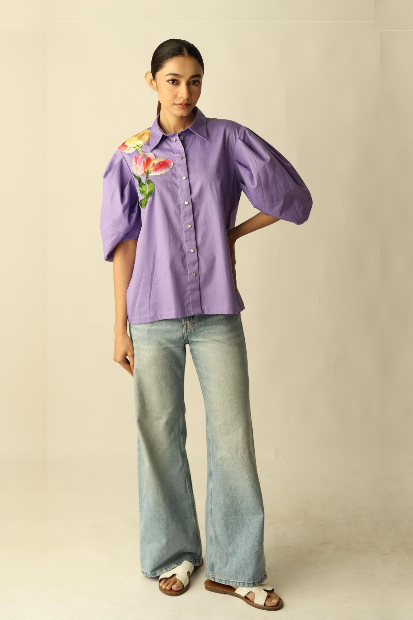 Violet Wisp Shirt - Studio Moda - Elahe