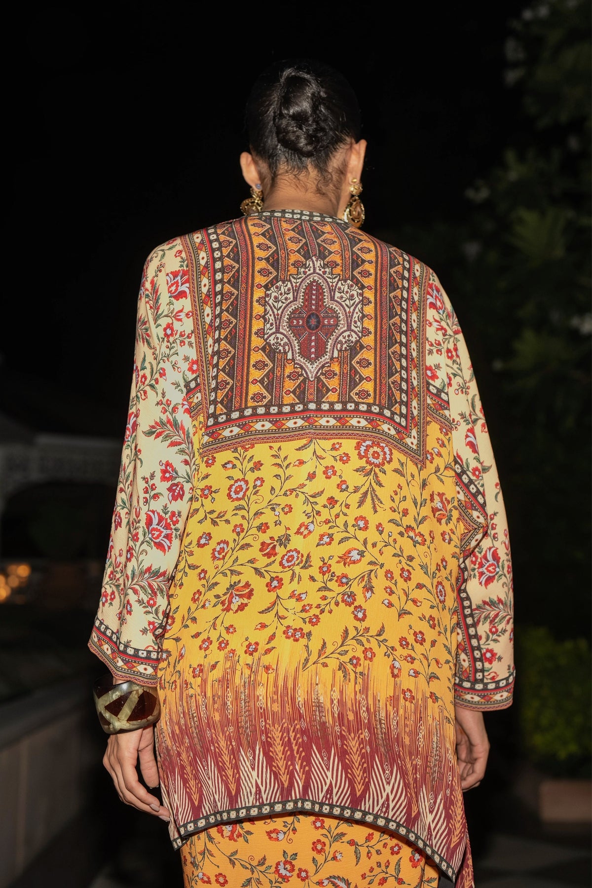 Tribal Panel Print Top & Skirt