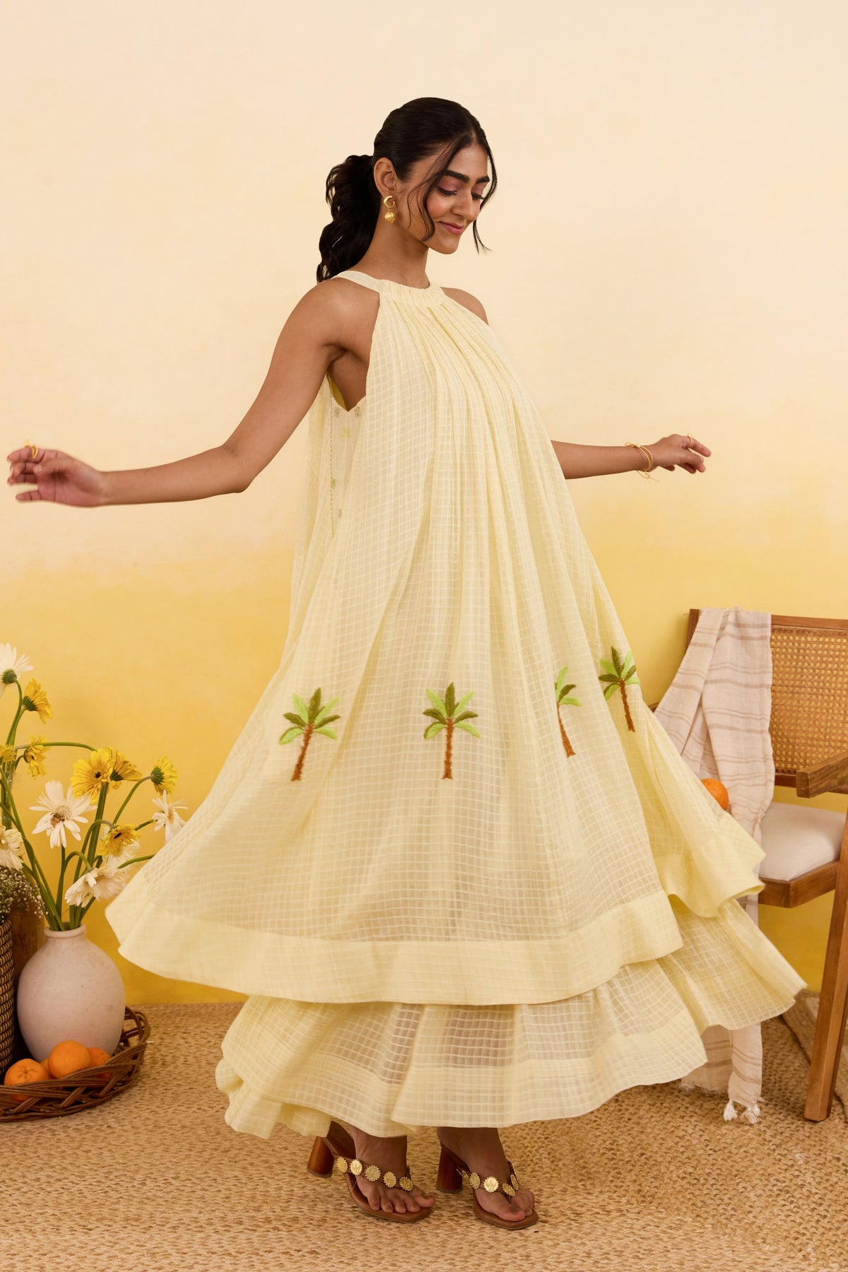 Palm Whisper Dress