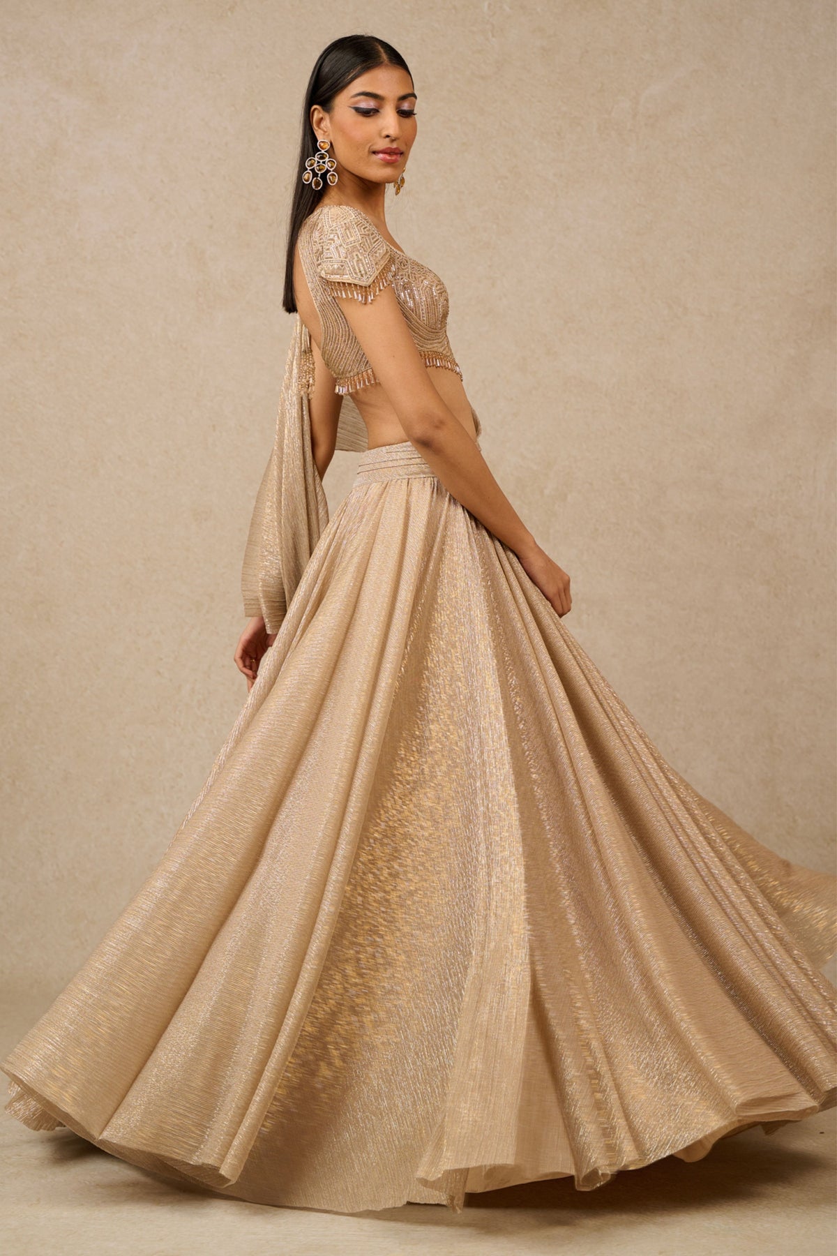 Champagne Lehenga