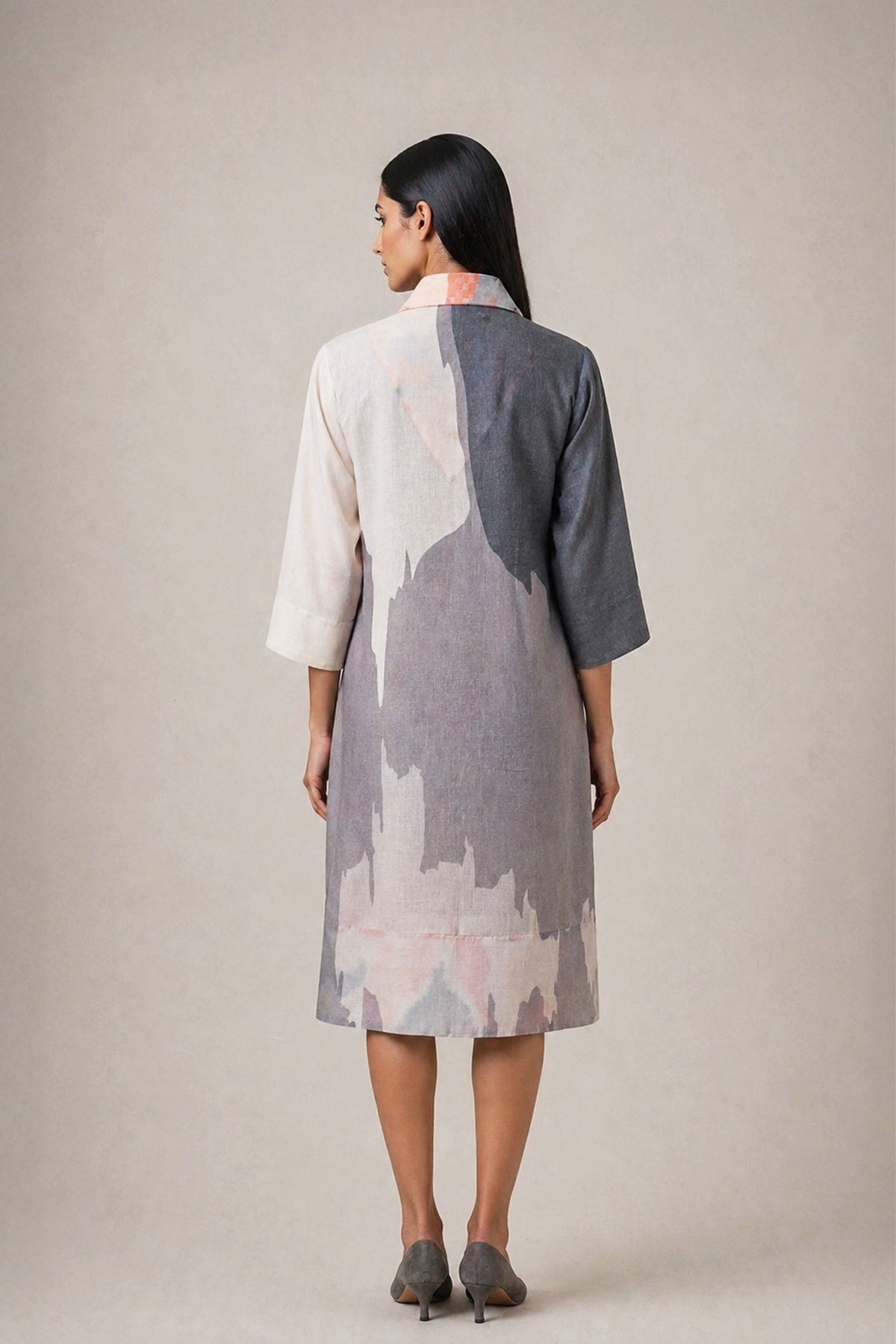 Ikat Wrap Dress