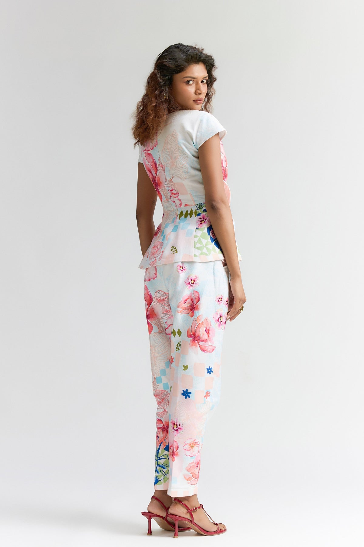 Multi Colour Printed Co-ord Set