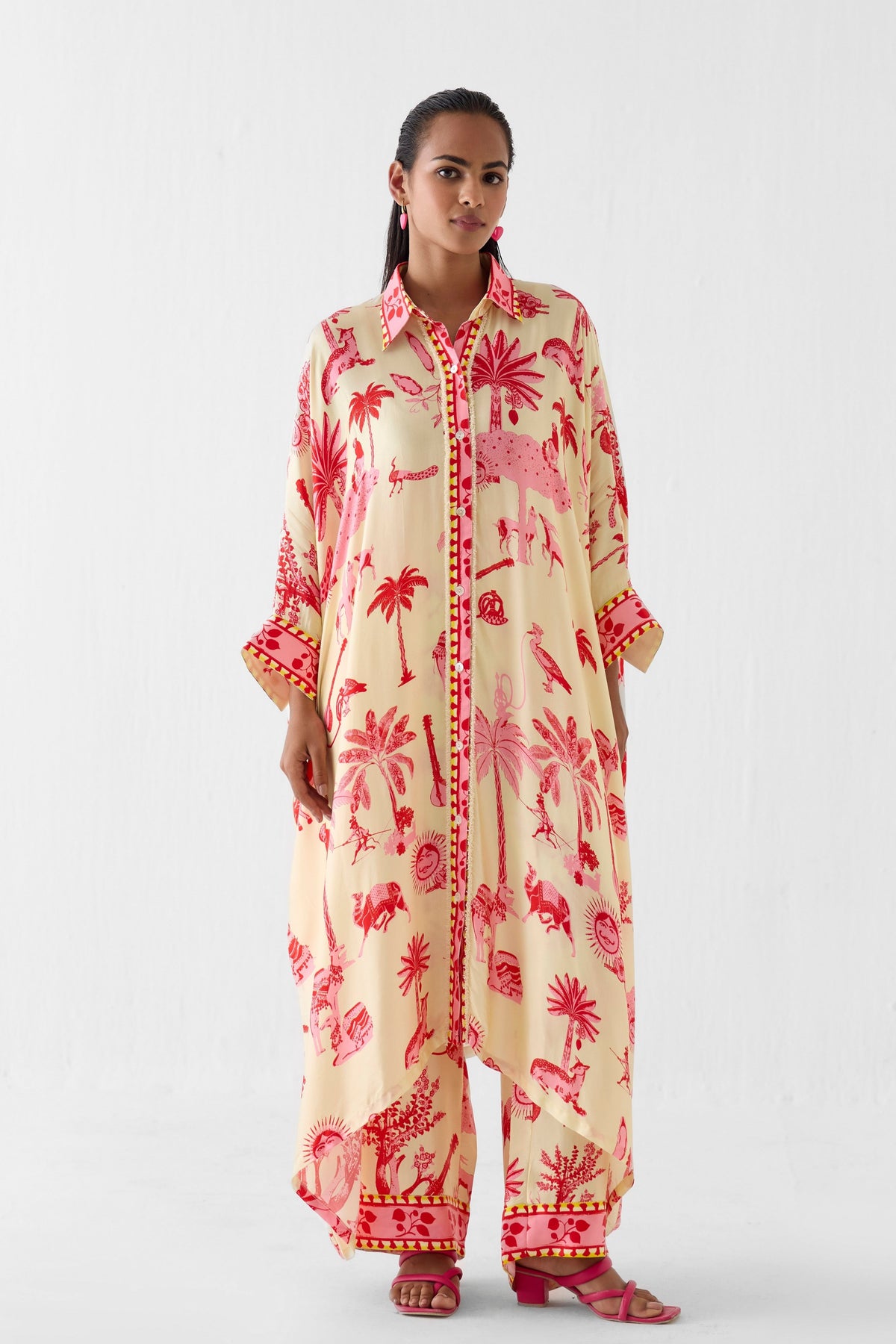 Sawai Front Button Kimono Co-ord Set