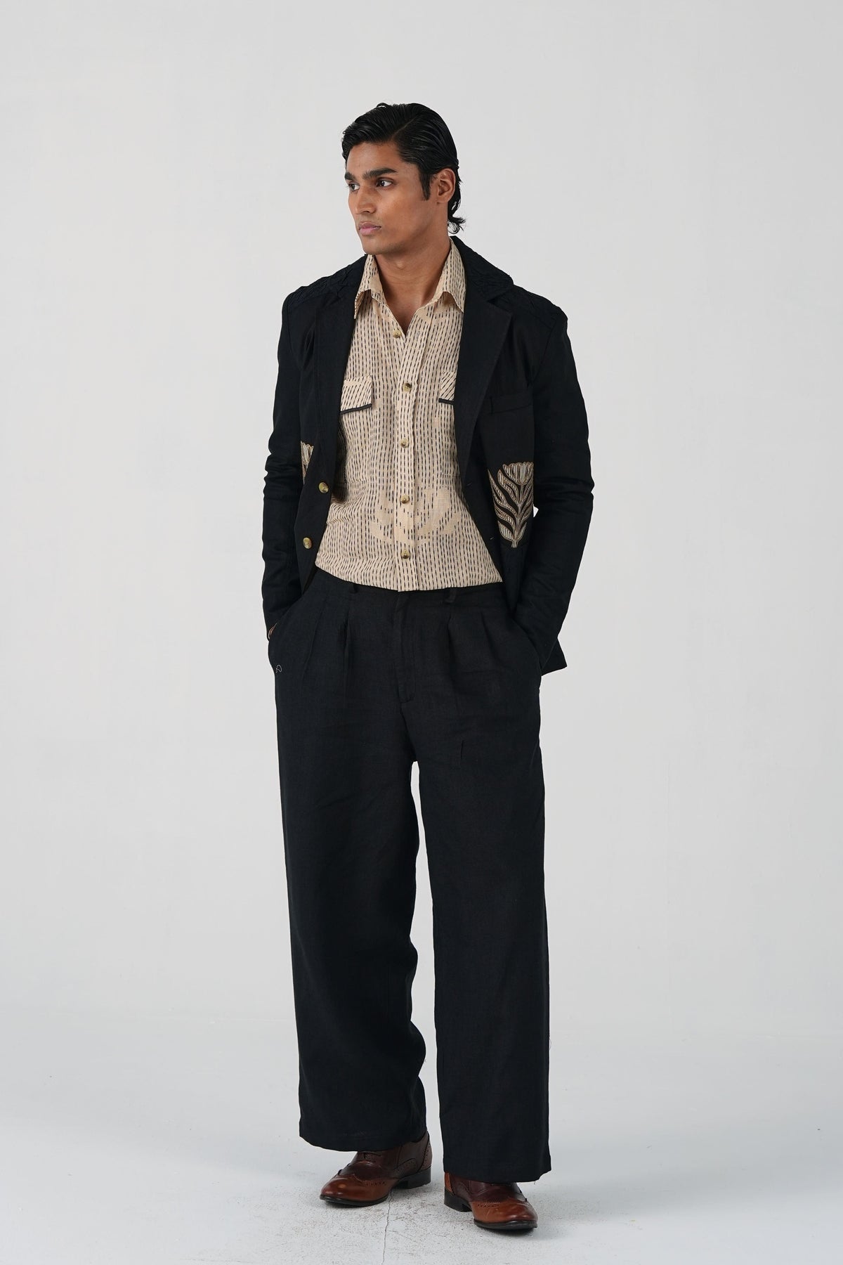 Black Harlem Blazer Set