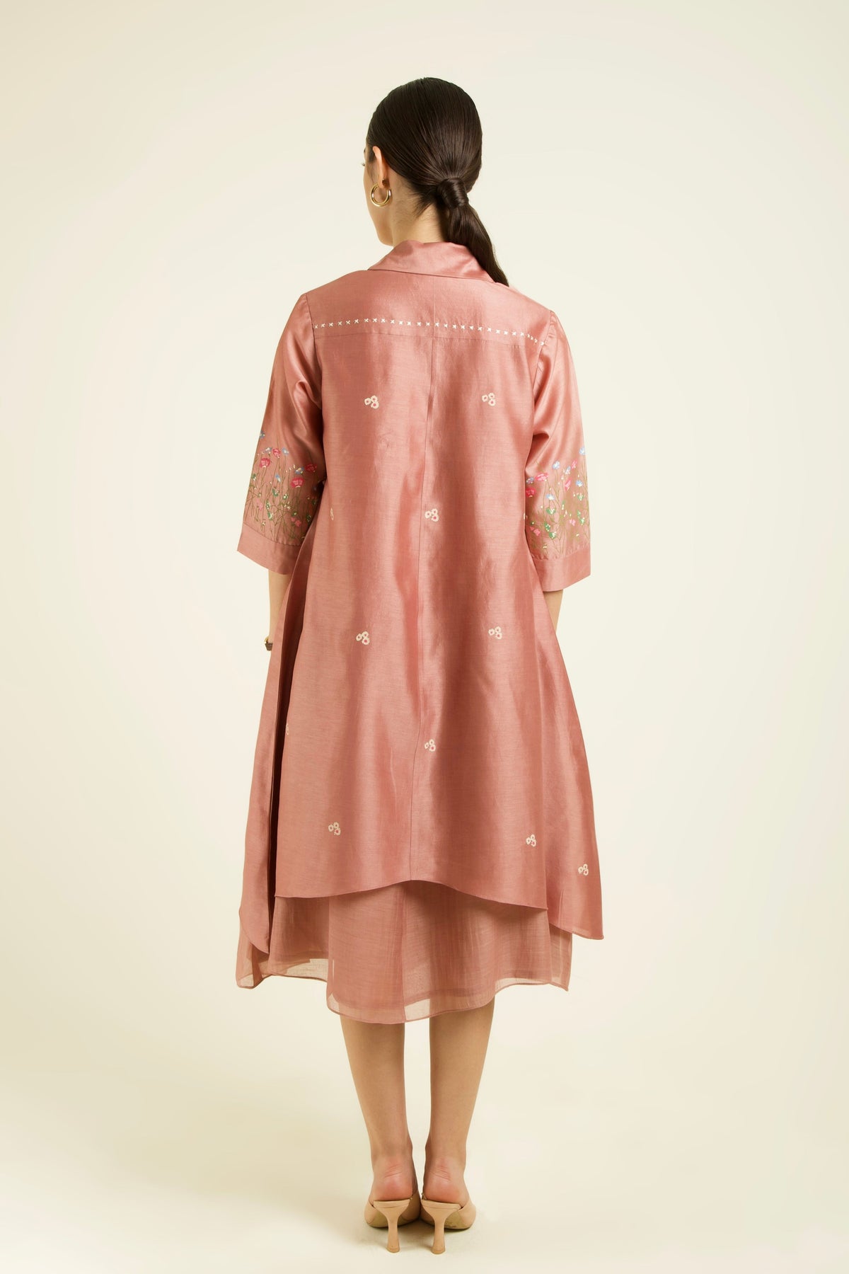 Almond Mul Jacket Dress