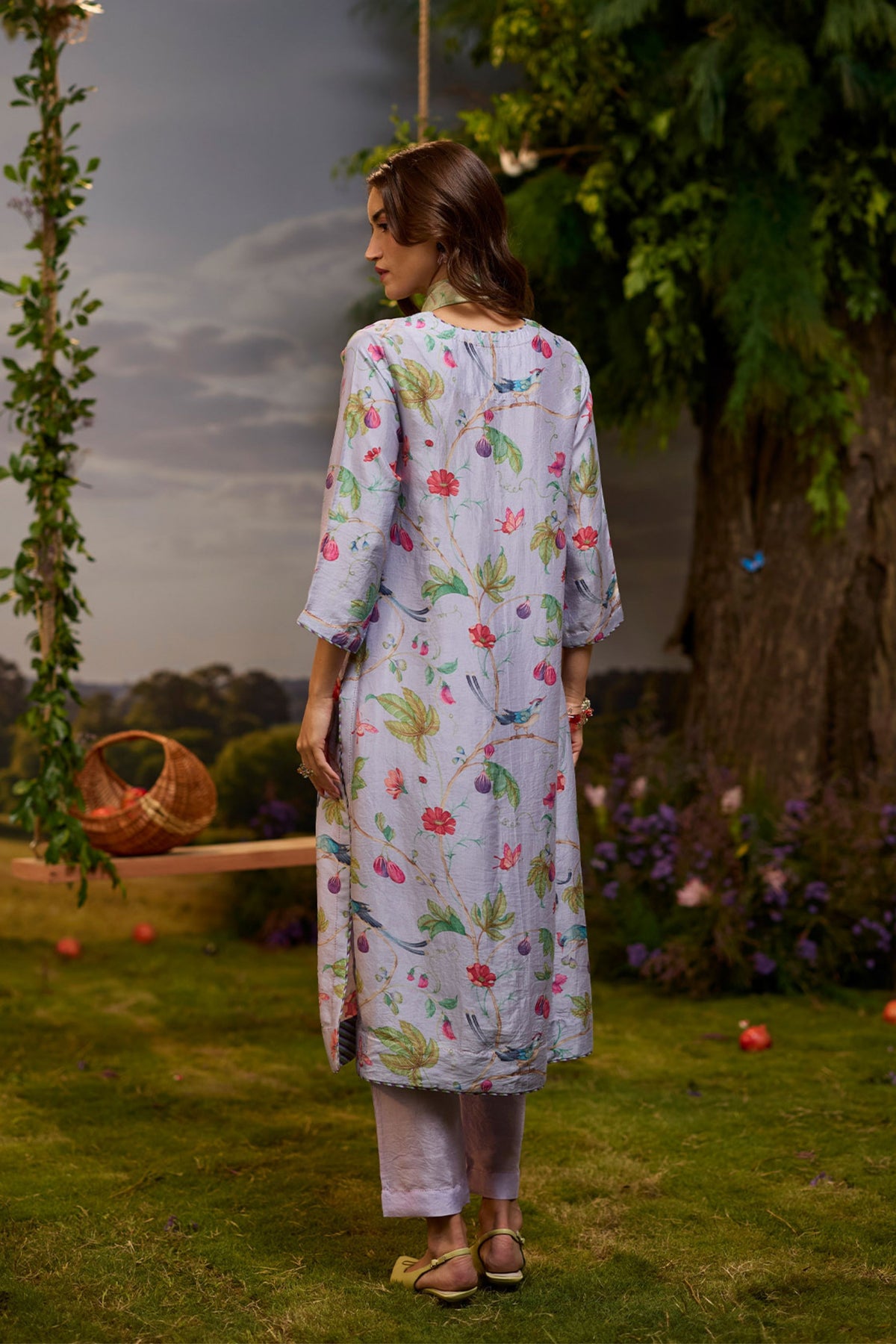 Fig n Fable Lilac Kurta Set