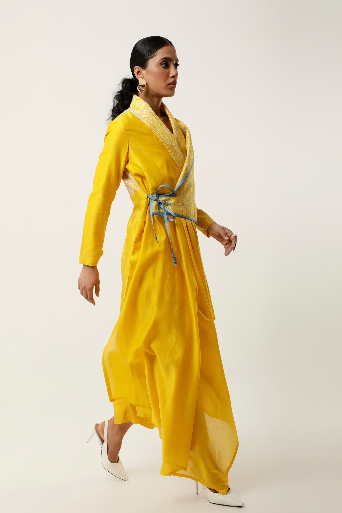 Yellow Asymmetrical Co-ord Set