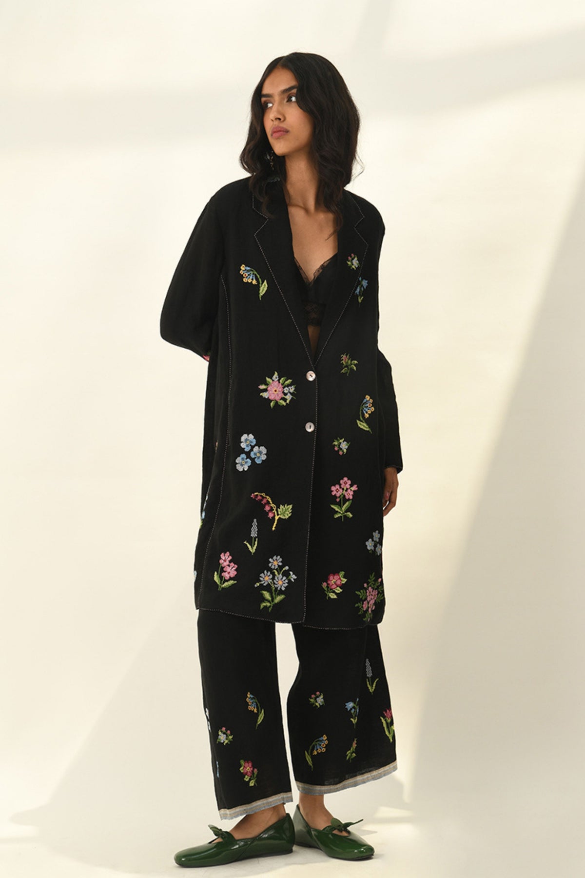 Delbard Embroidered Pants