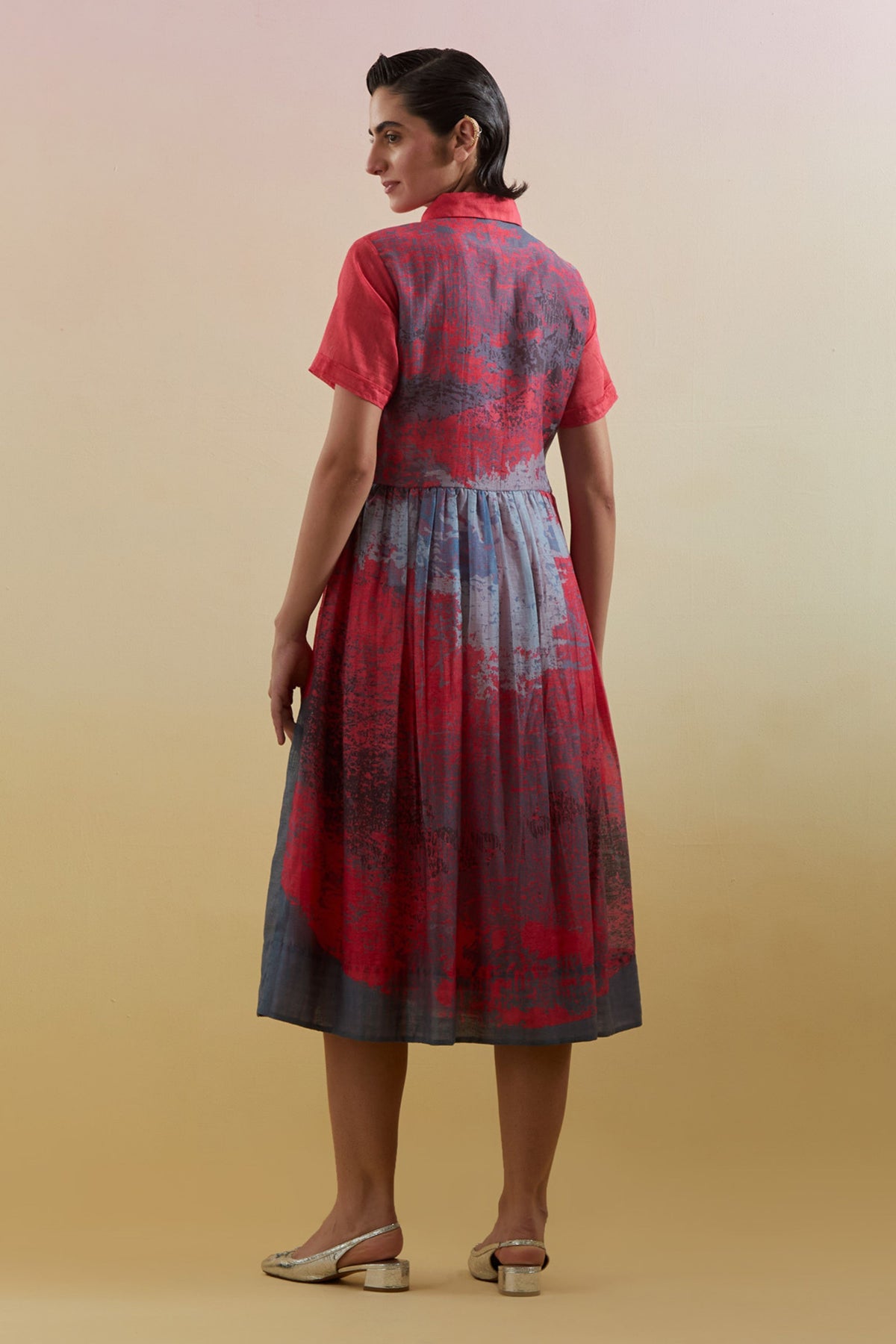 Gliss Pink & Grey Dress