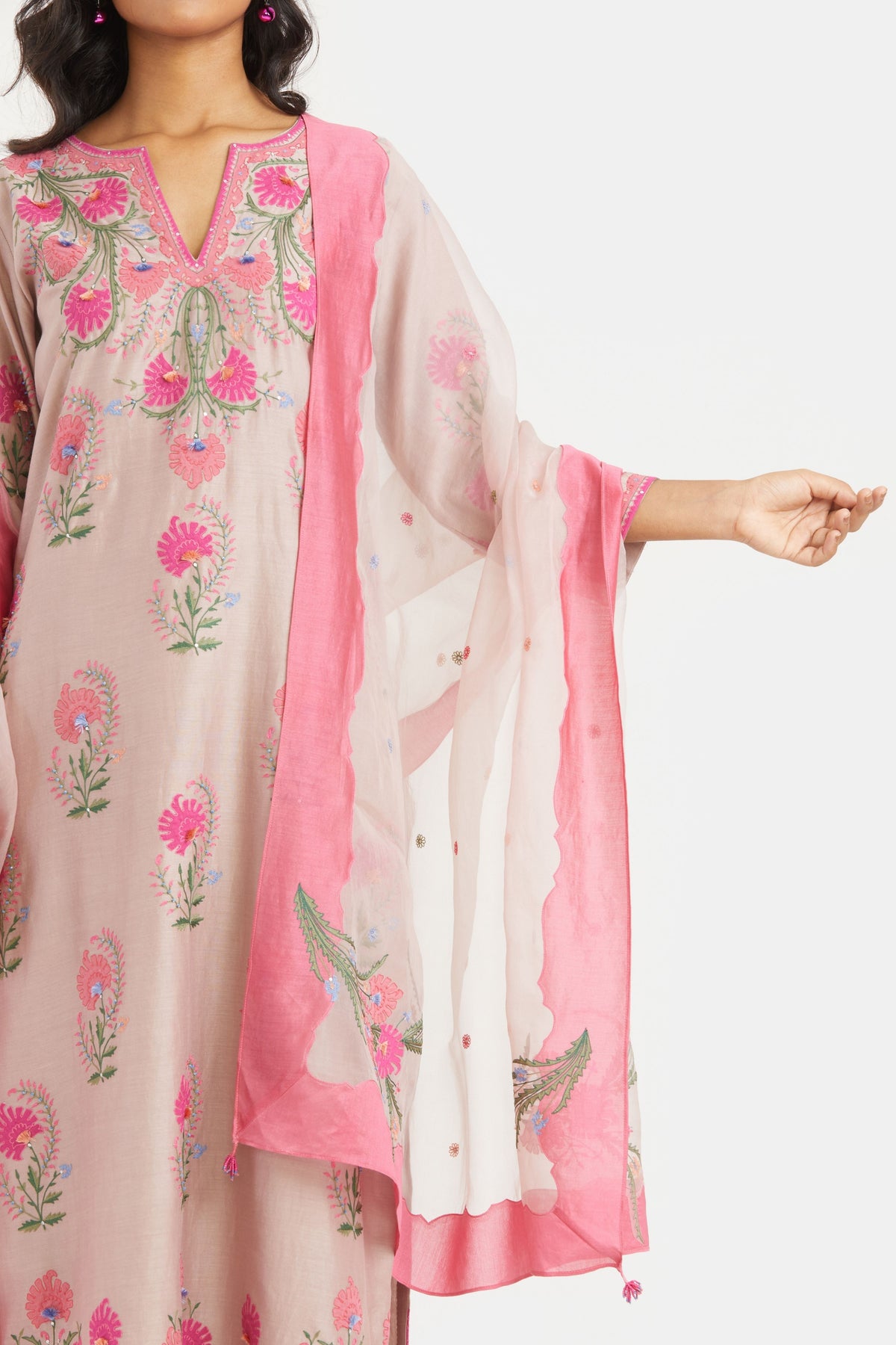 Lilac Straight Kurta Set