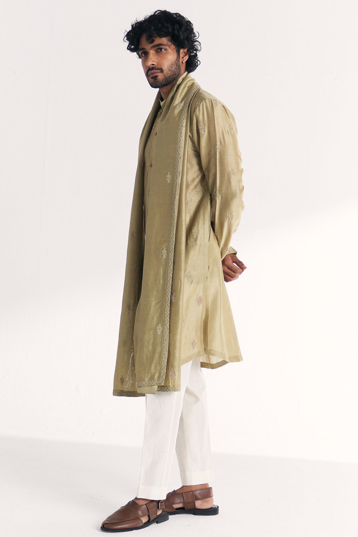 Barkat Green Kurta Set