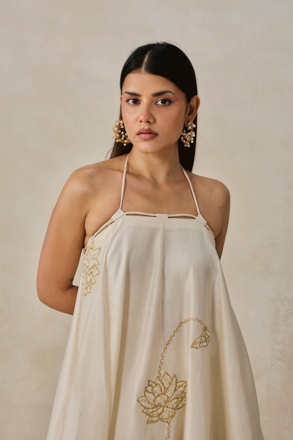 Off-Shoulder Kurta Set