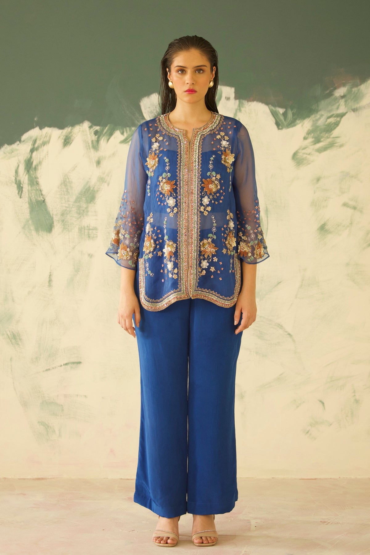 Blue Tunic Set