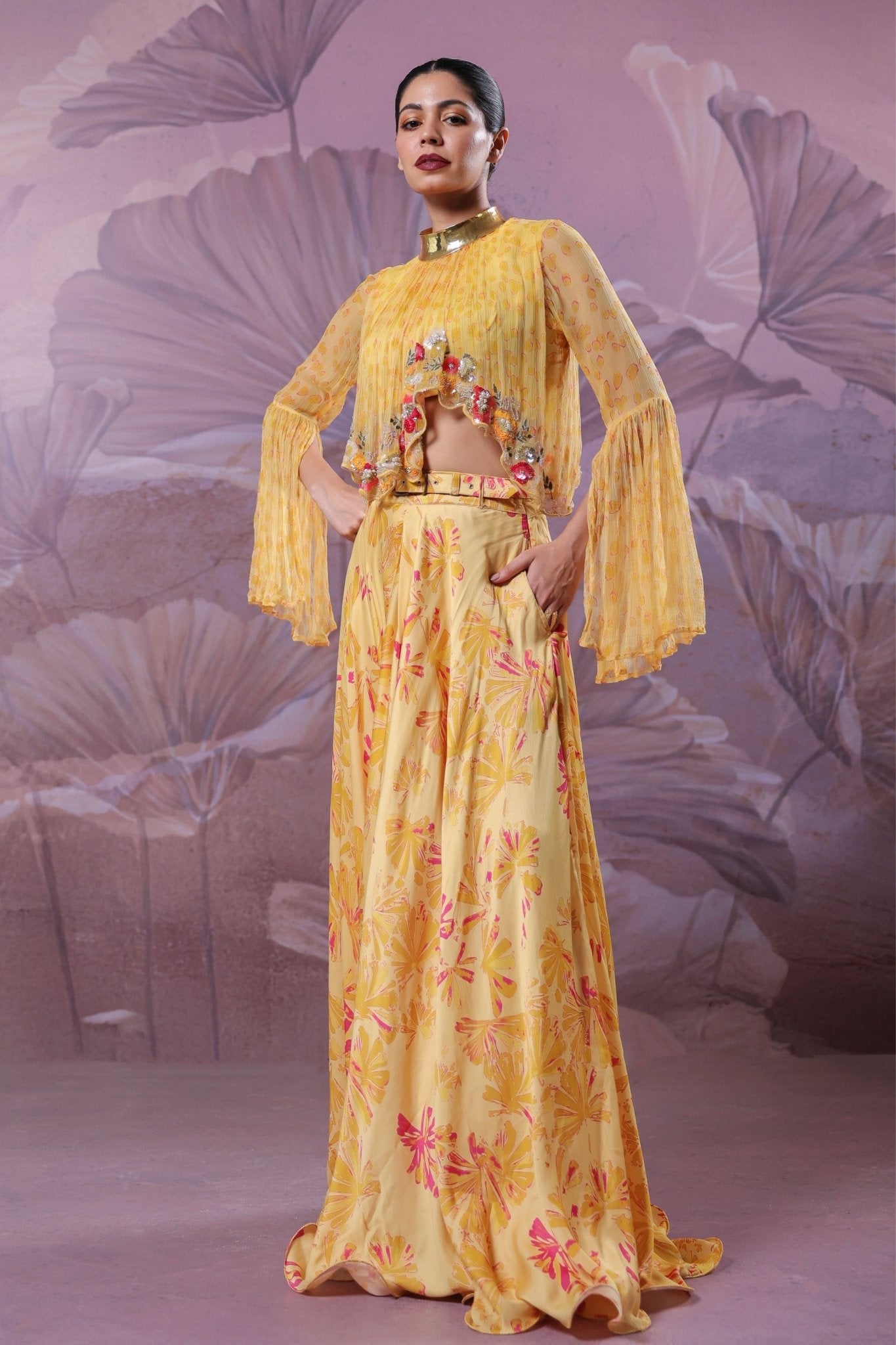 Kesar Bagh Co - ord Set - Pallavi Jaipur - Elahe