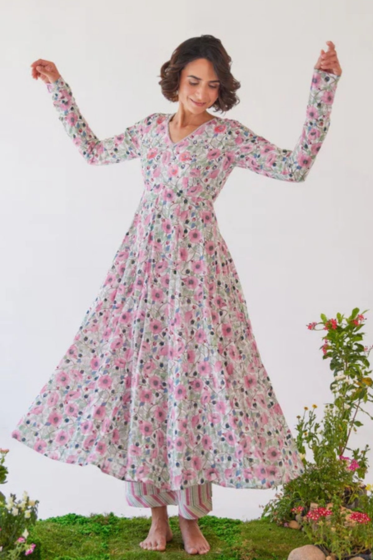 Sakura Anarkali Kurta