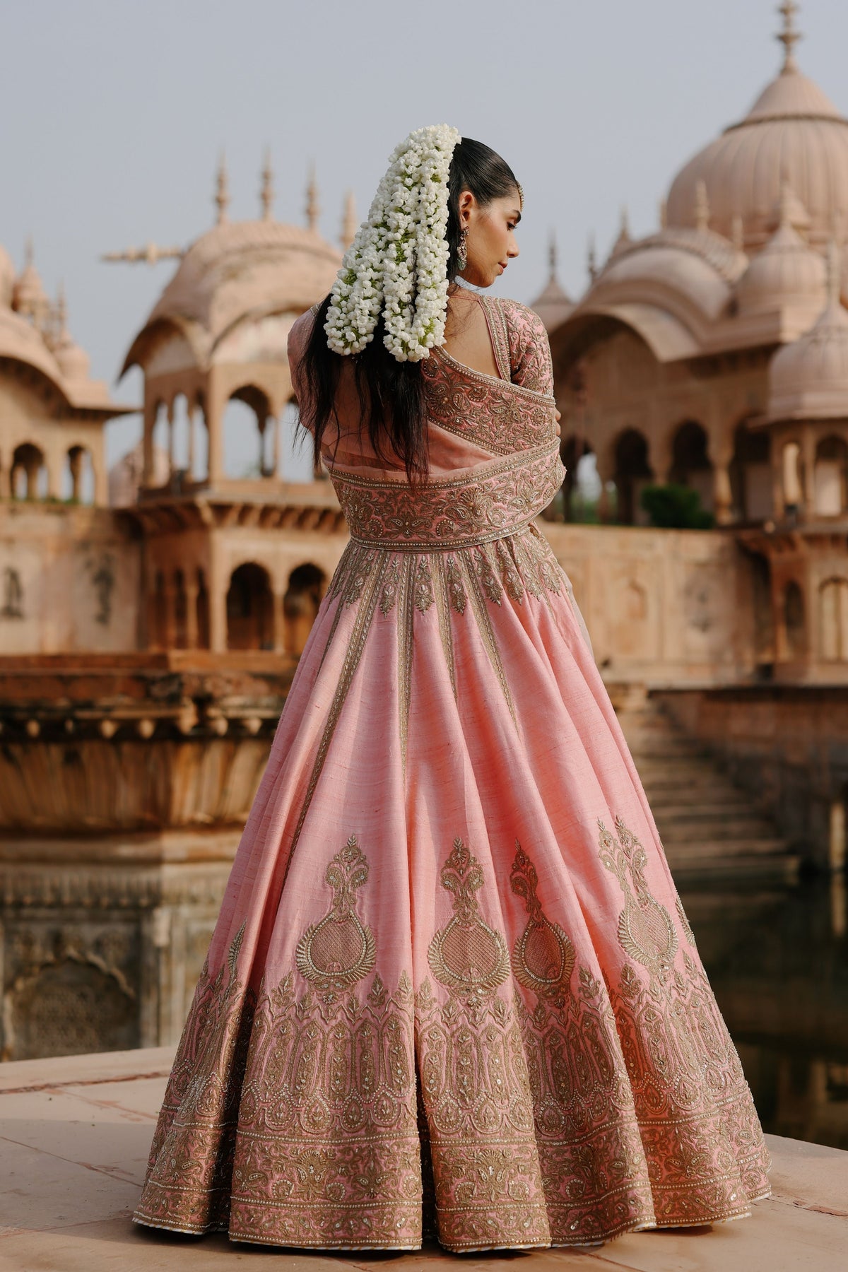 Jannah Pink Lehenga Set