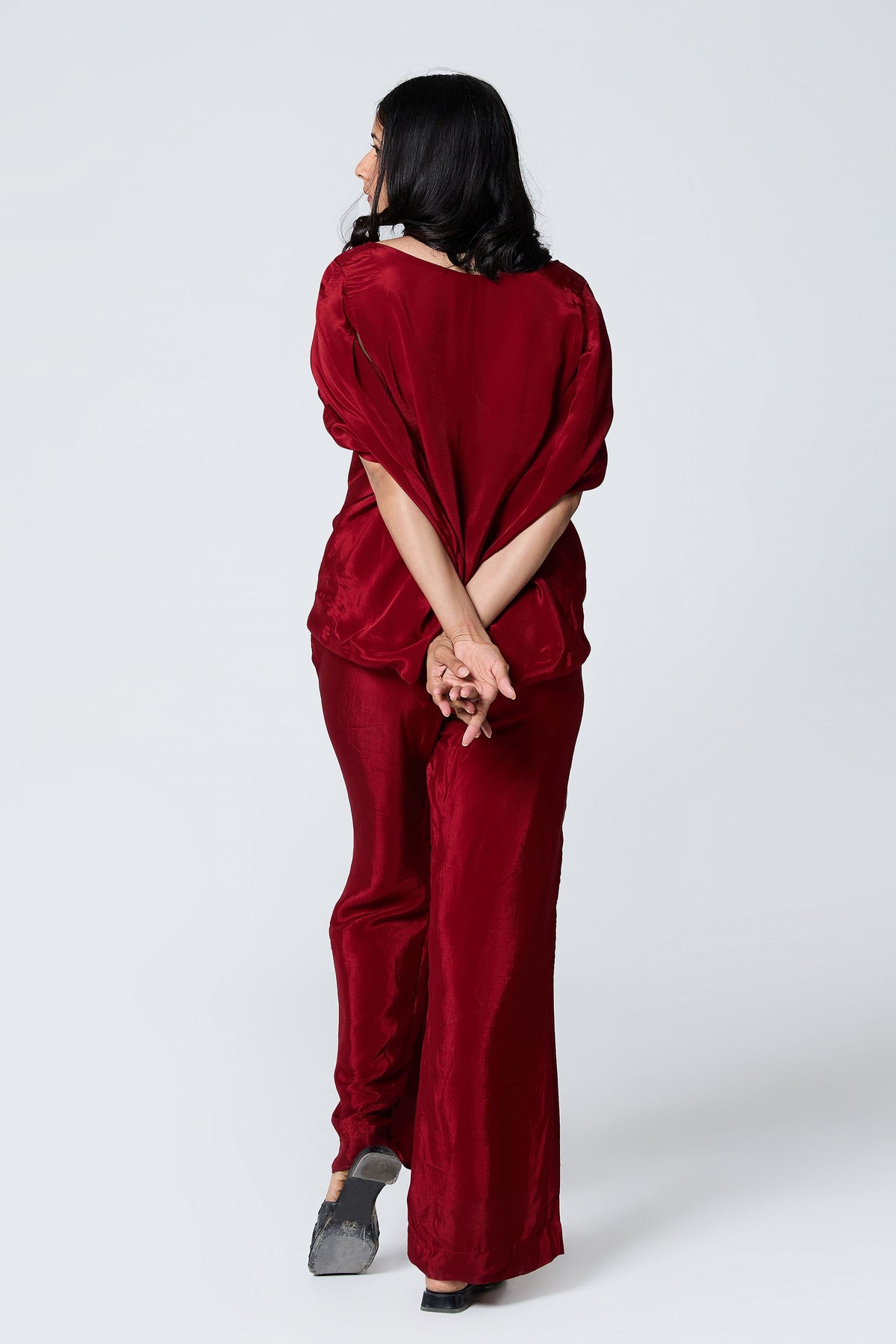 Cape-Style Sleeve Cowl Co-ord Set