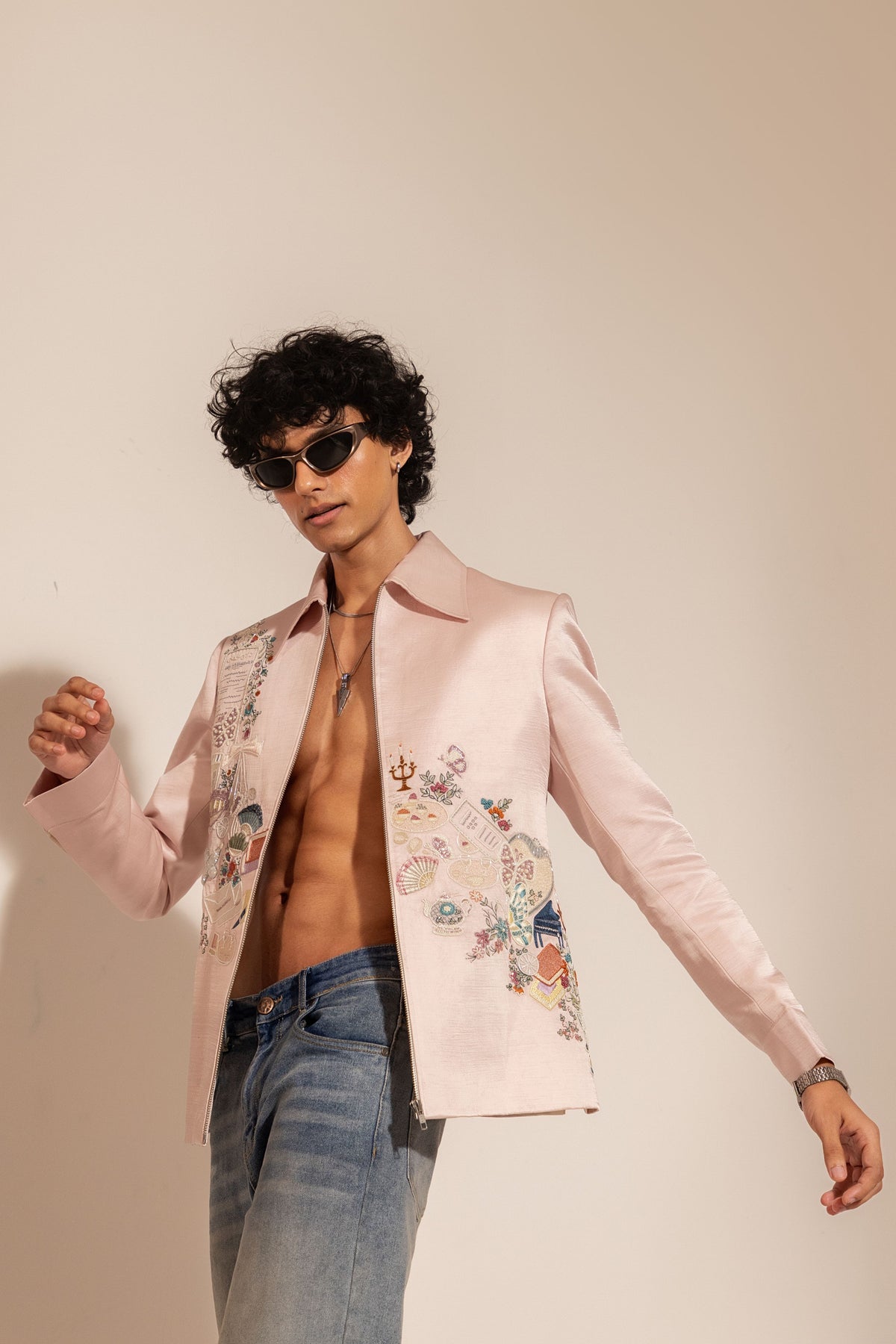 Courtly Charm Bomber Jacket