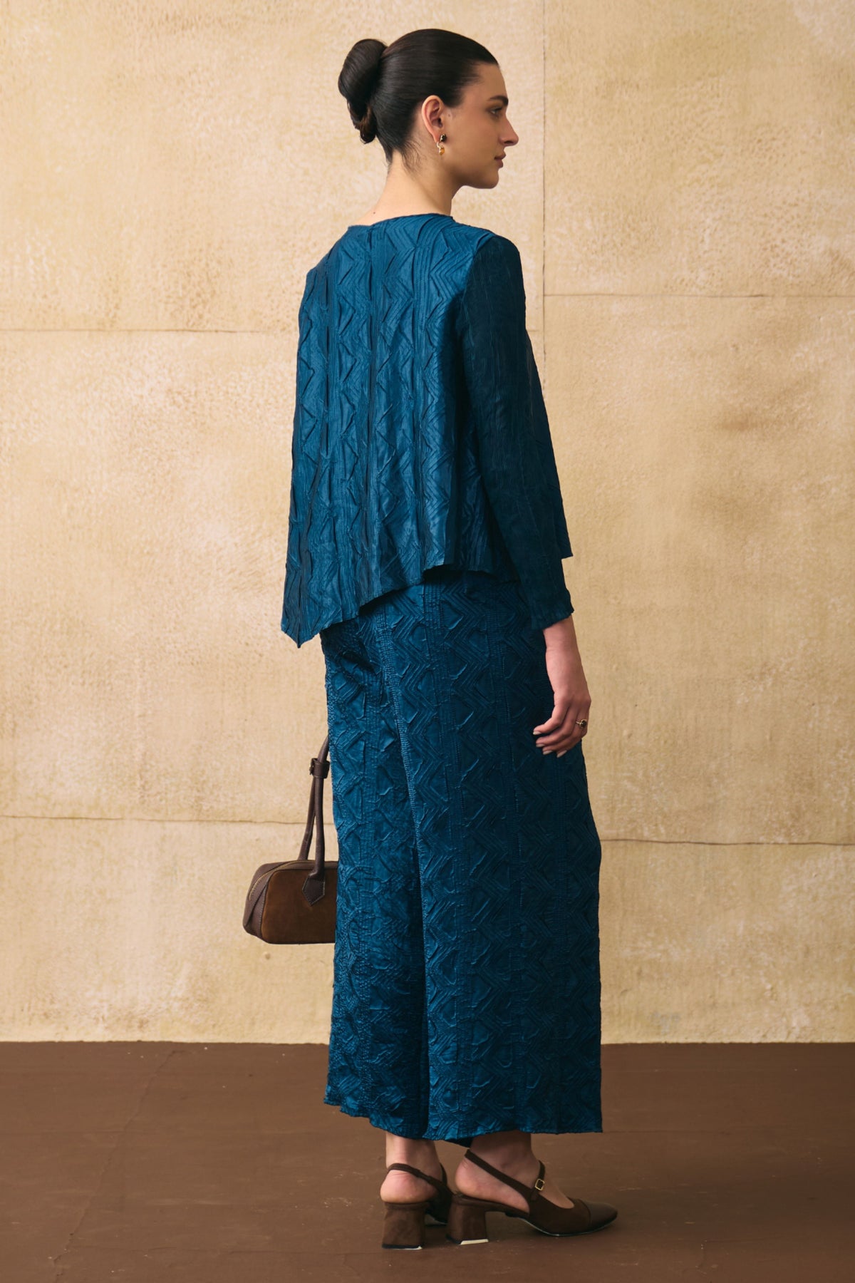 Blue Elina Co-ord Set