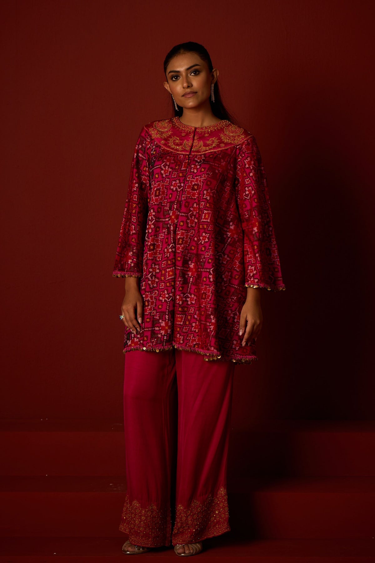 Patola Marodi Anarkali Tunic