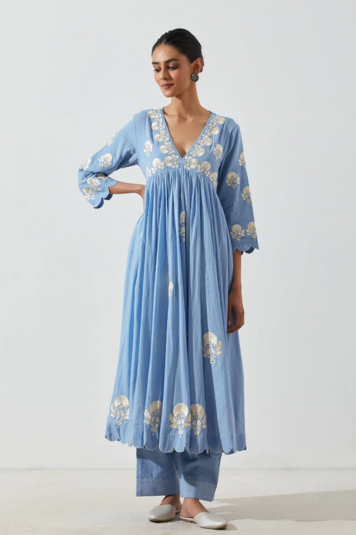 Mogra kurta set