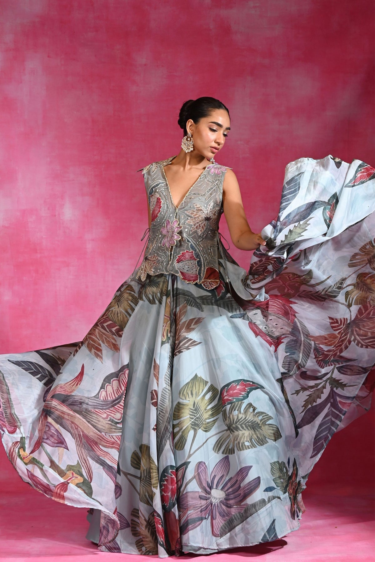 Jacky Bloom Lehenga Set