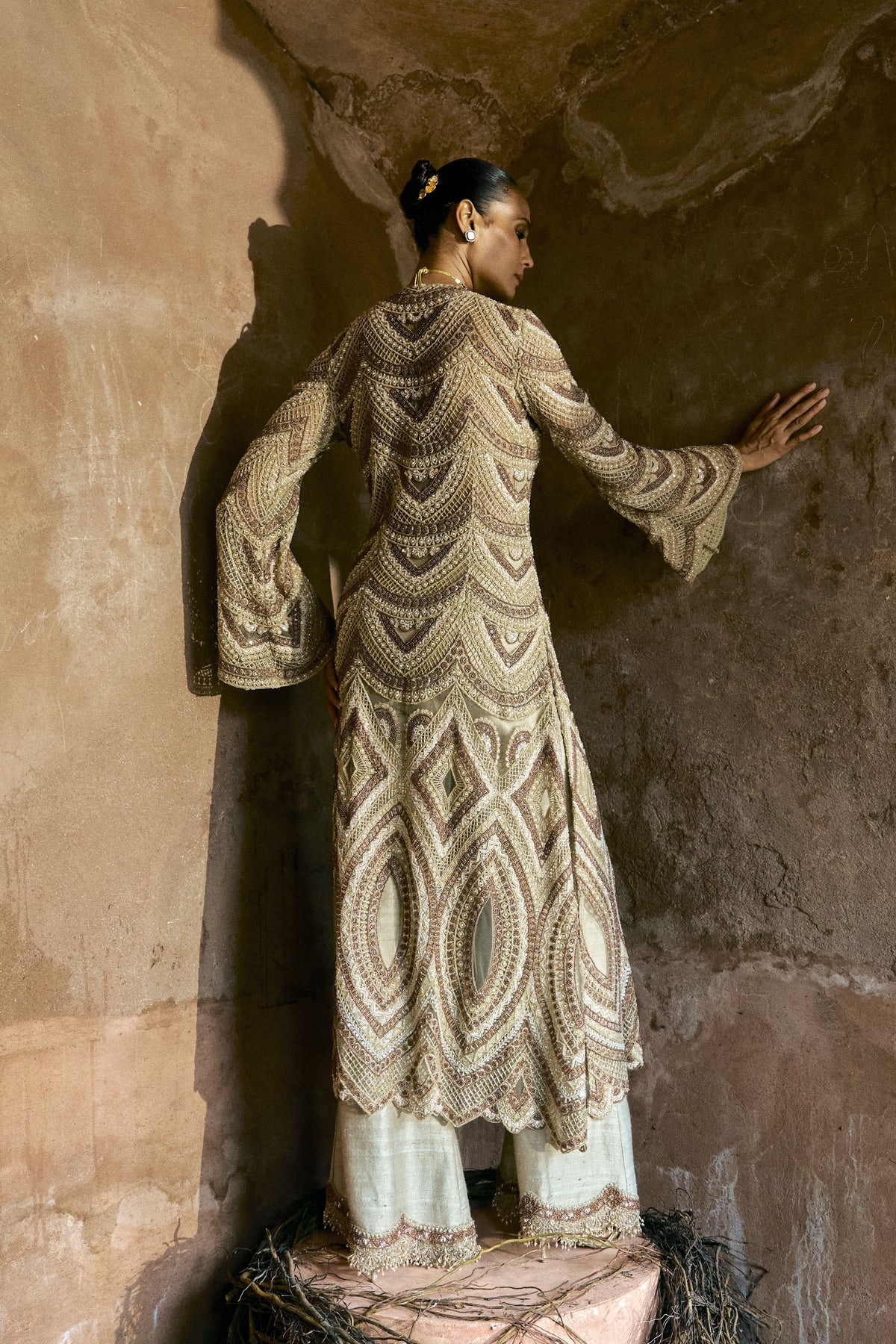 Amber Glow Kurta Set