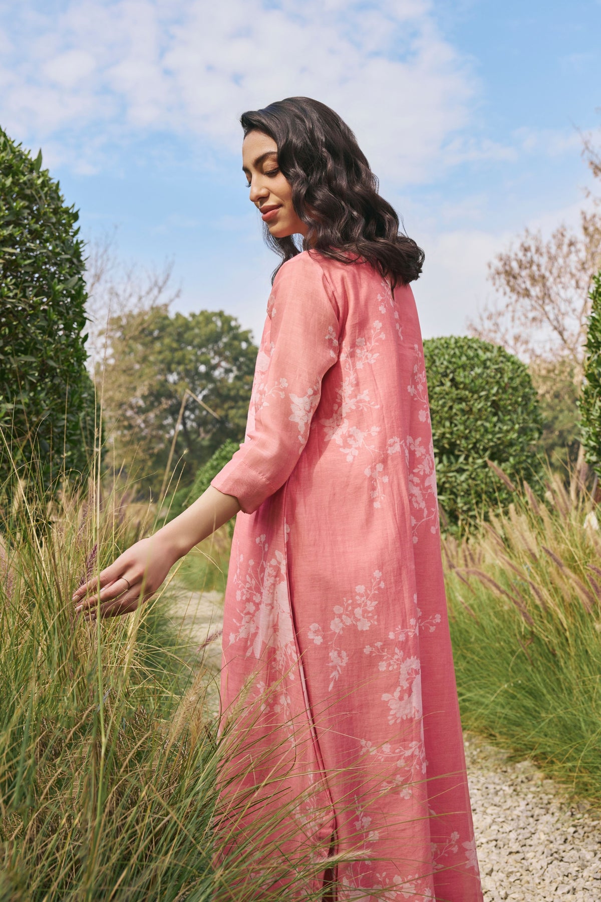 Tulip Printed Kurta With Pants