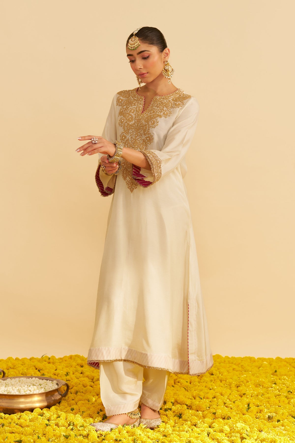 Hiba Ivory Salwar Set